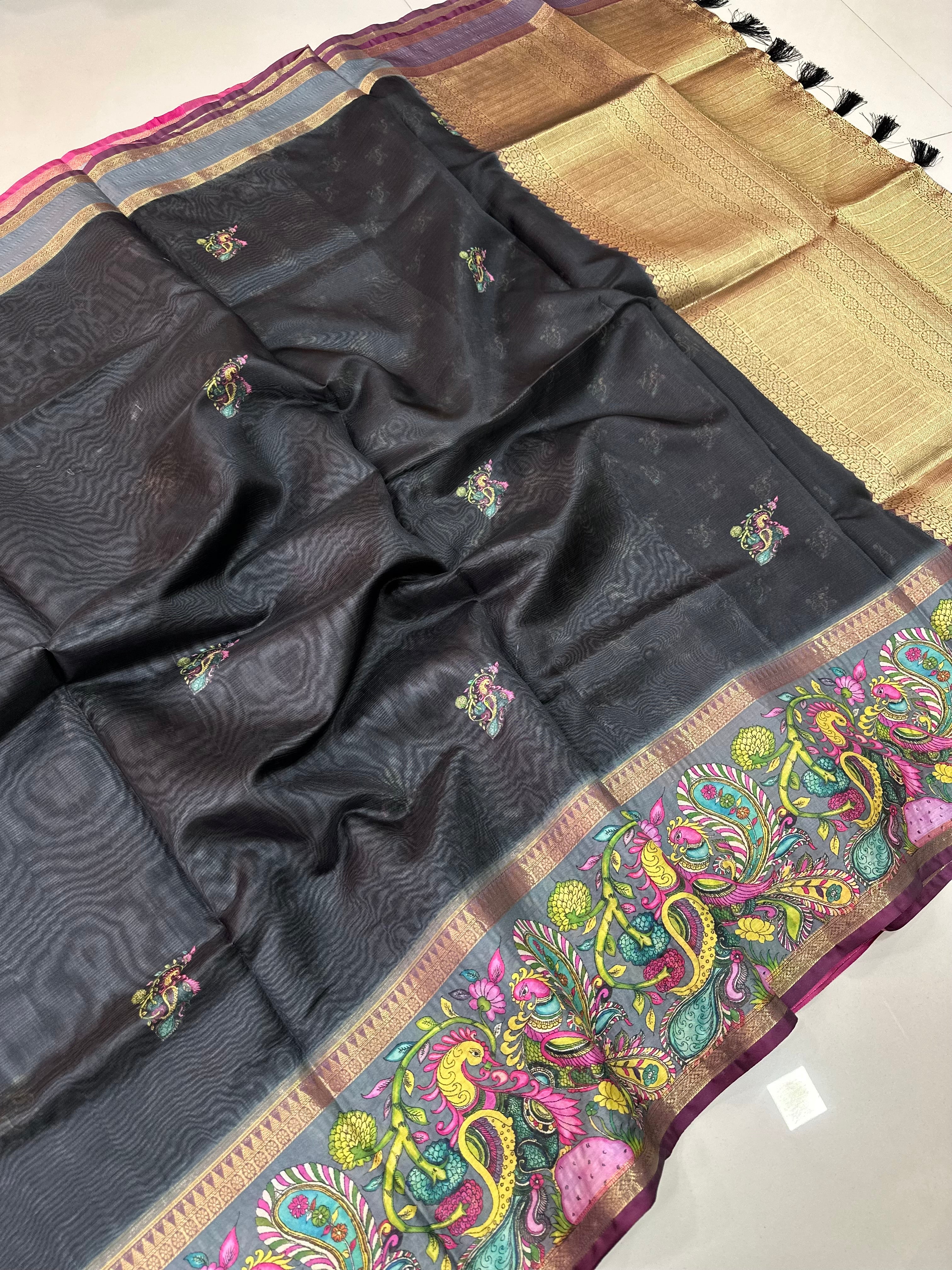 Fancy Silk Kota Traditional Borders