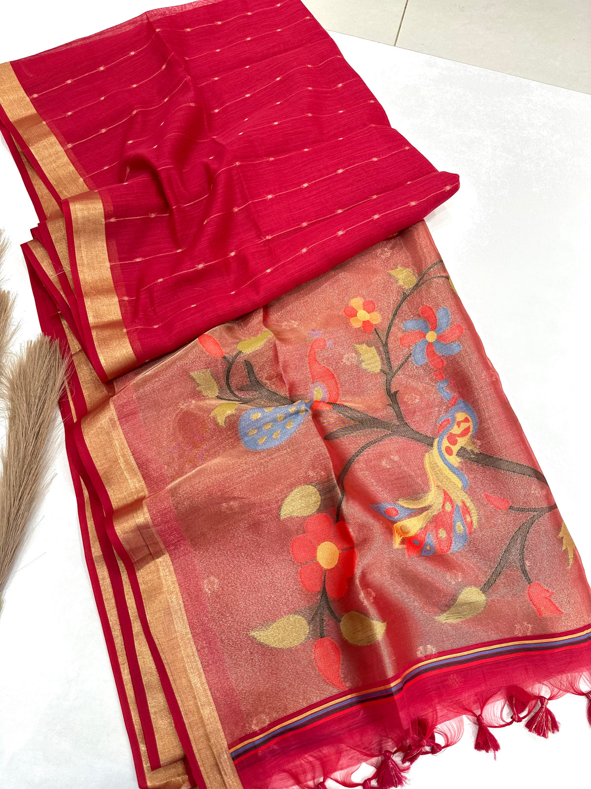 Fancy Chanderi Jamdani