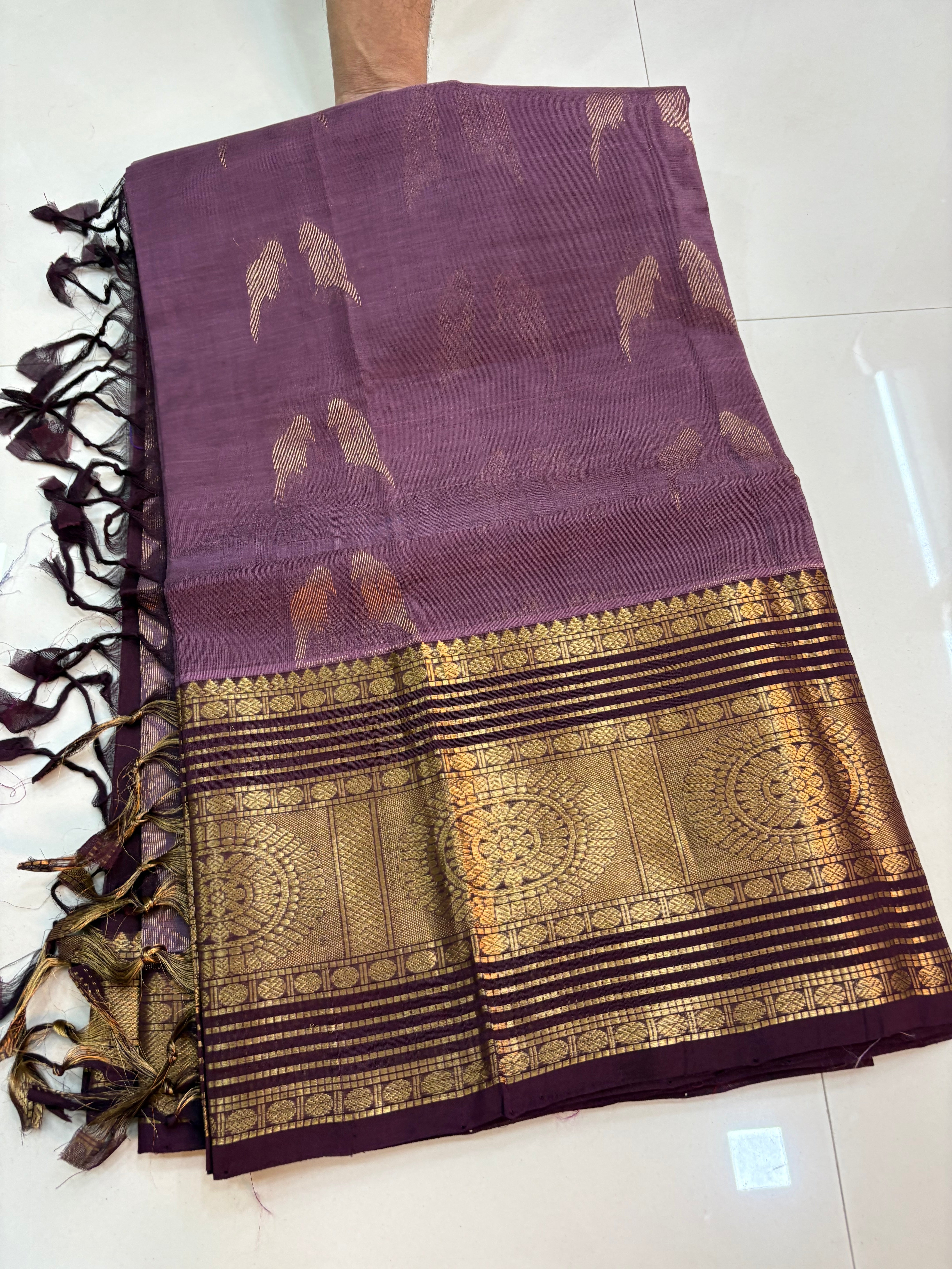 Vintage Handloom Mangalagiri Pattu saree