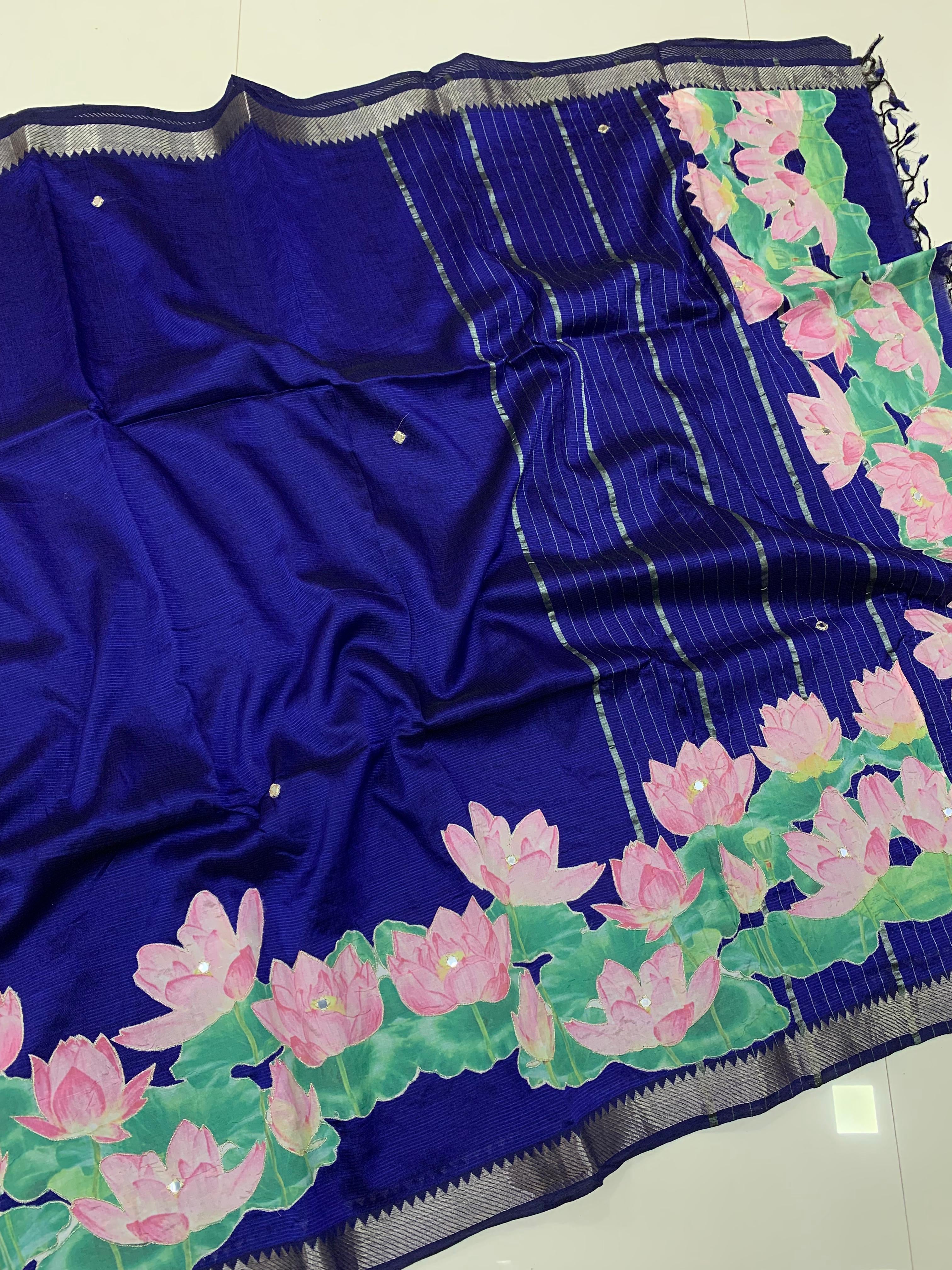 Mangalagiri Pattu Appliqué Sarees