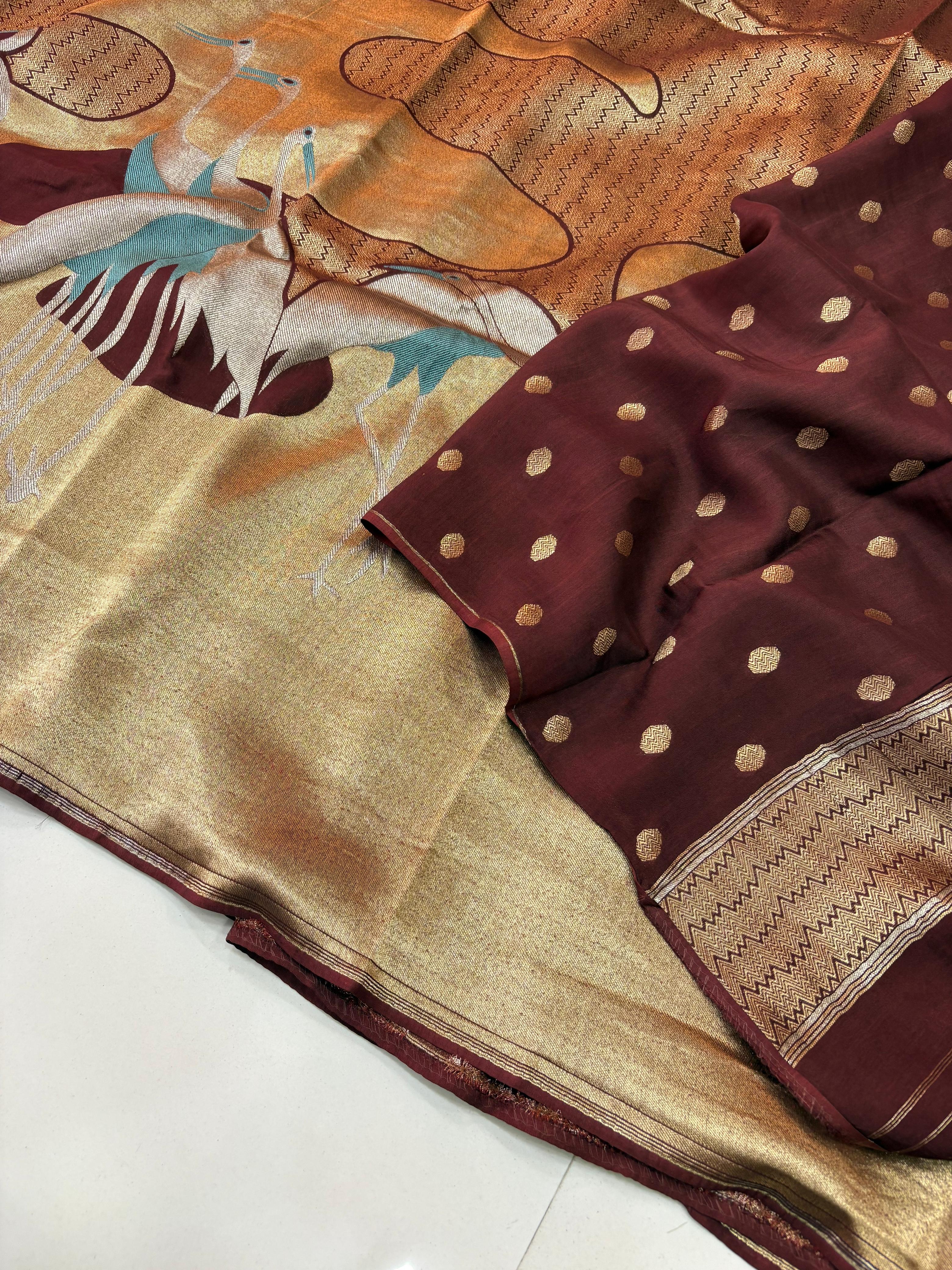 Chamundi Silk Tissue Weaving