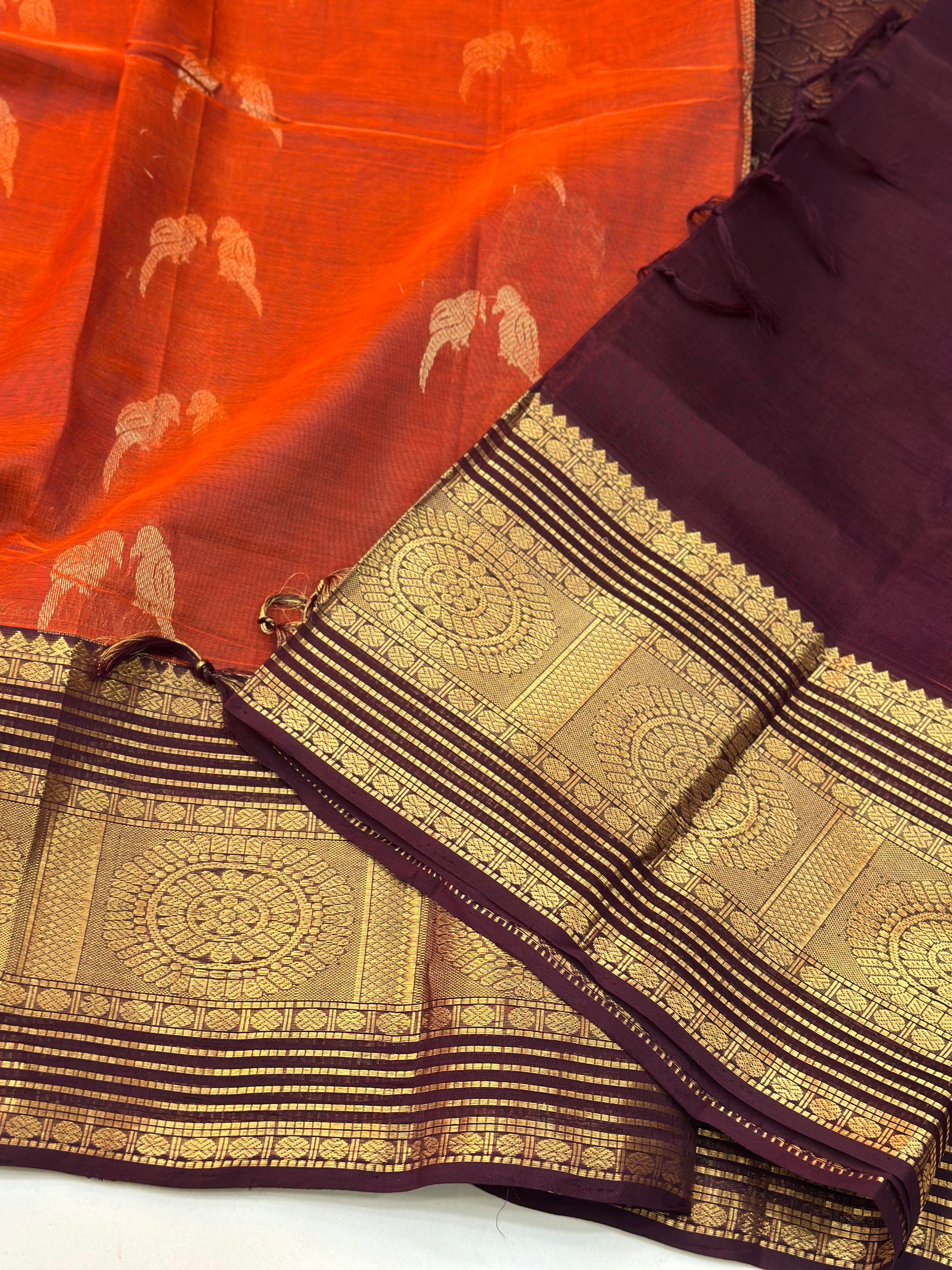 Pure Handloom Vintage Mangalagiri Pattu