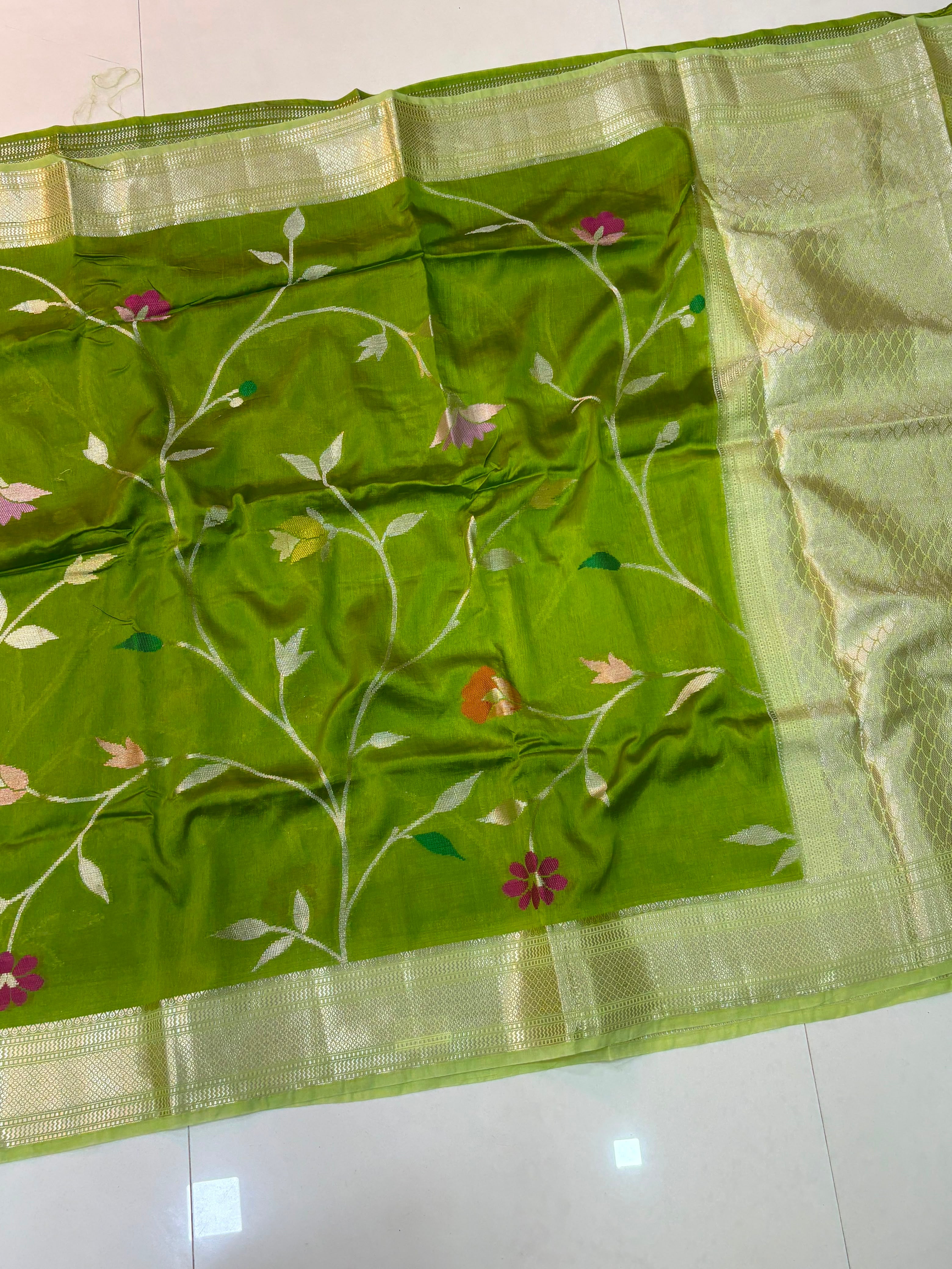 Paper Silk Jamdani Sarees