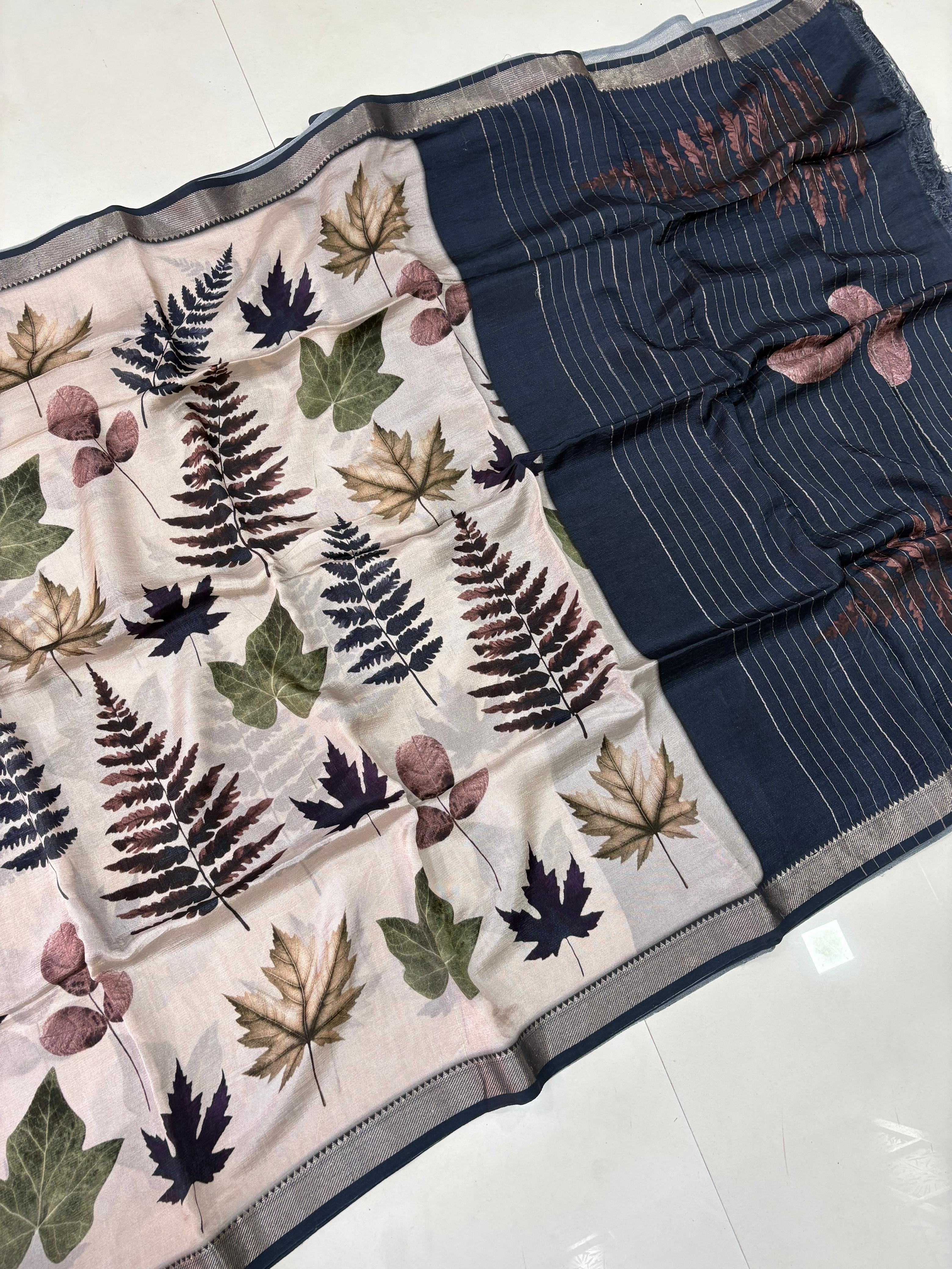 Mangalagiri Eco Print Saree