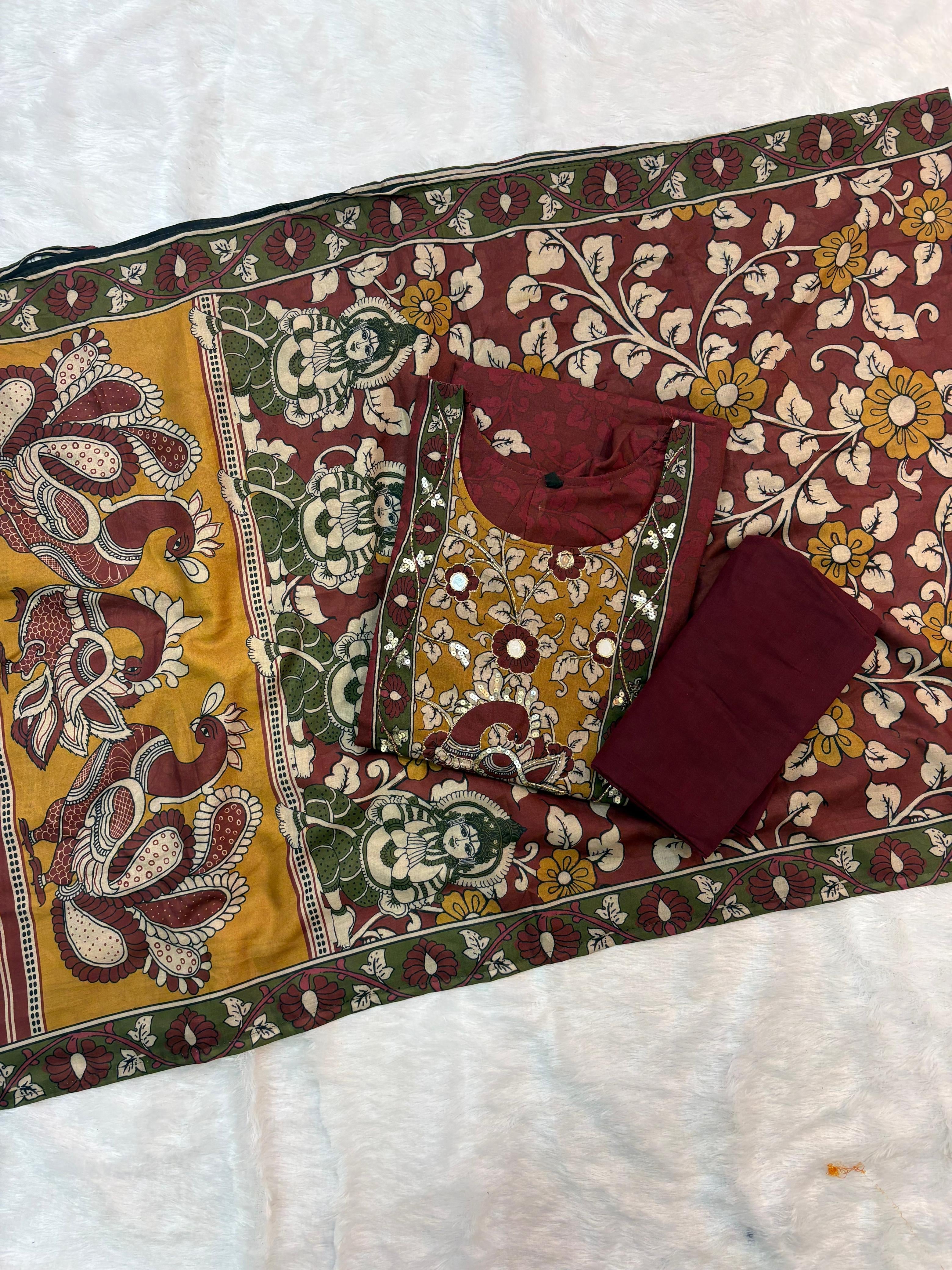Kalamakri Party Wear Kurti Sets