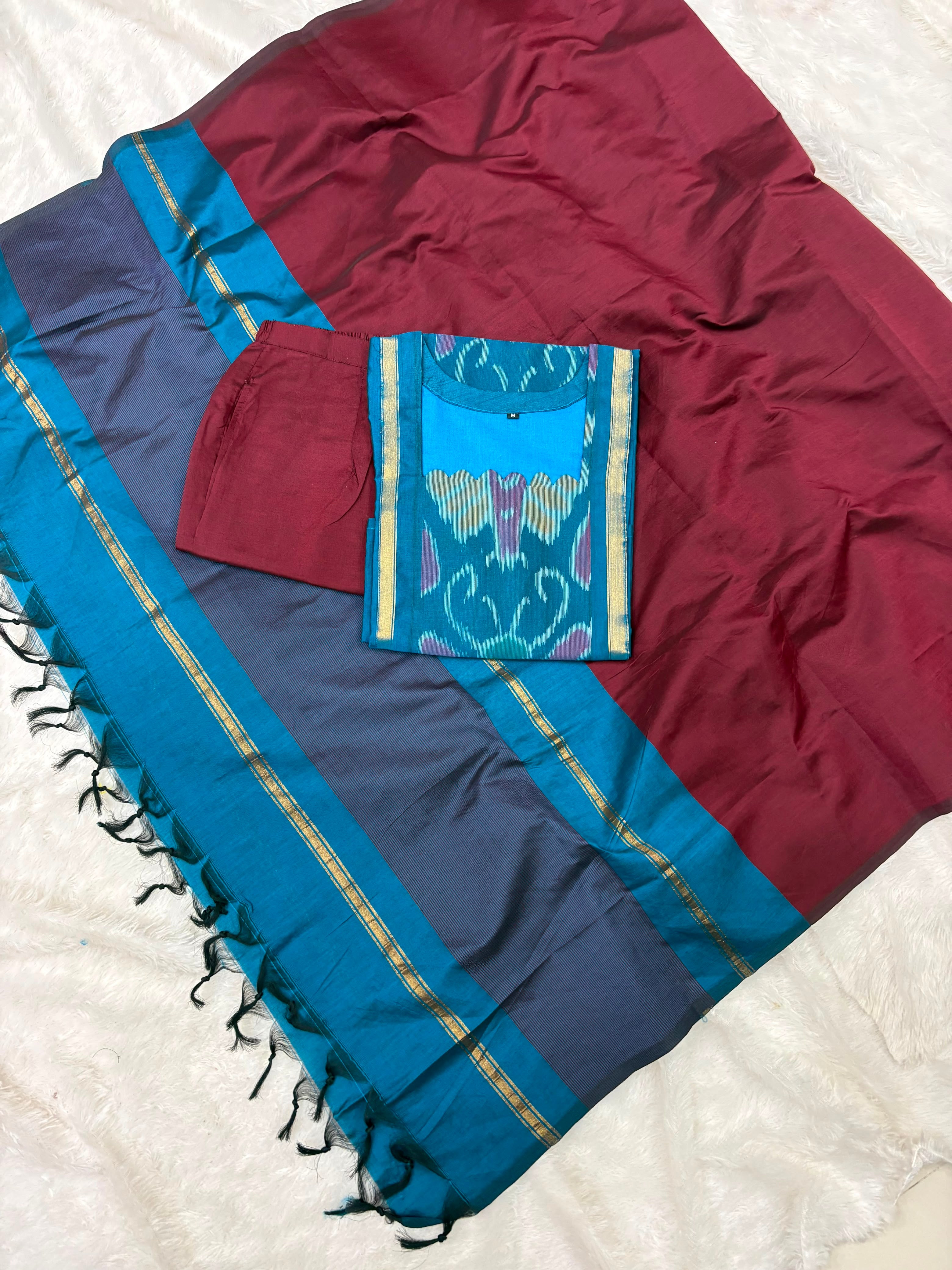 Sico Ikkat Pochampally Kurti Sets