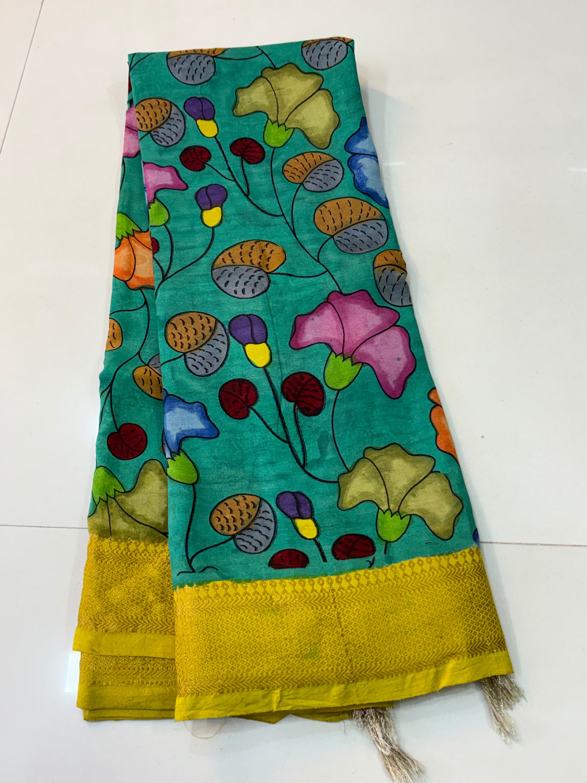 Hand Painted PenKalamkari Sarees