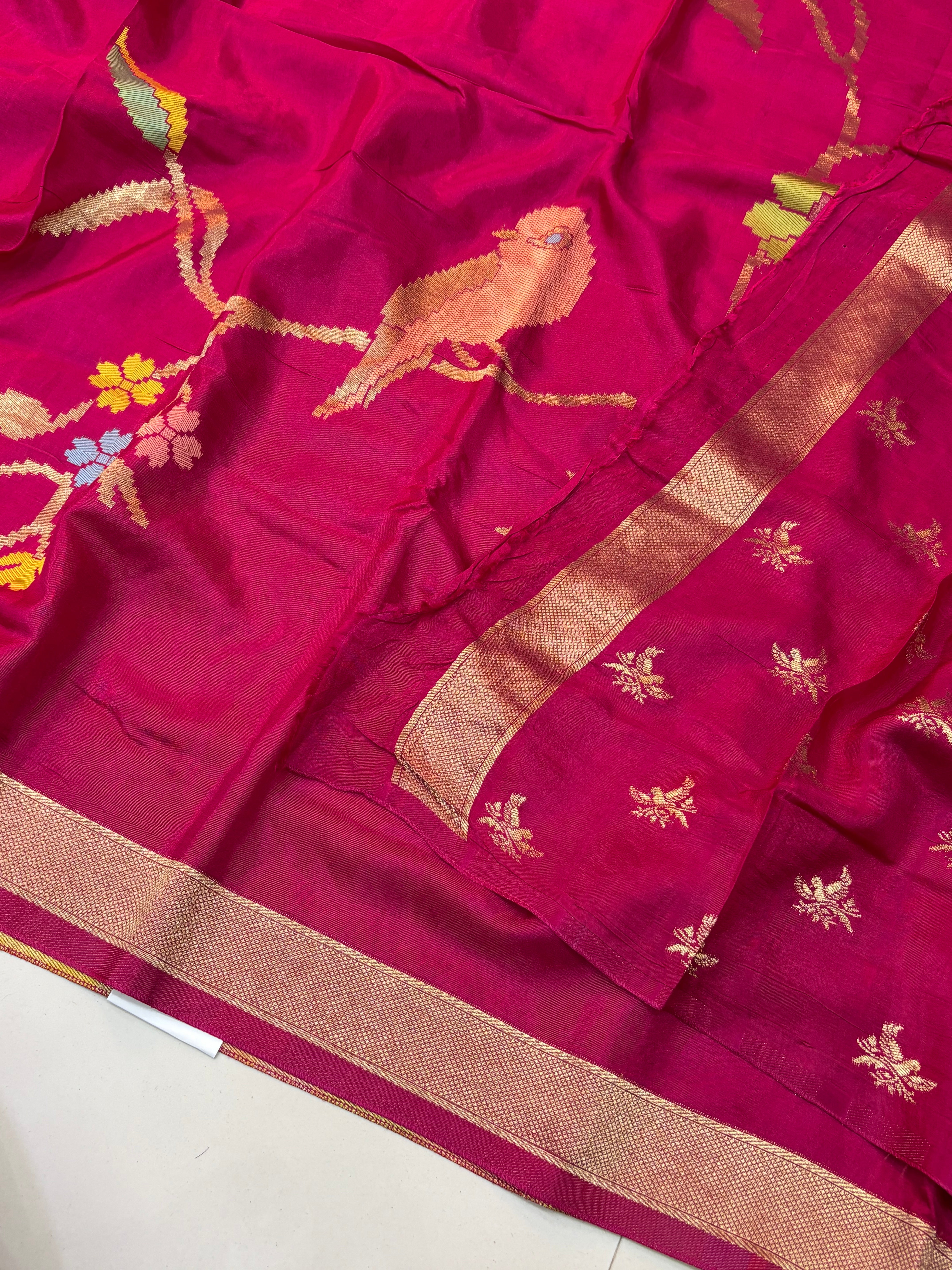 Russian Silk Jamdani Sarees