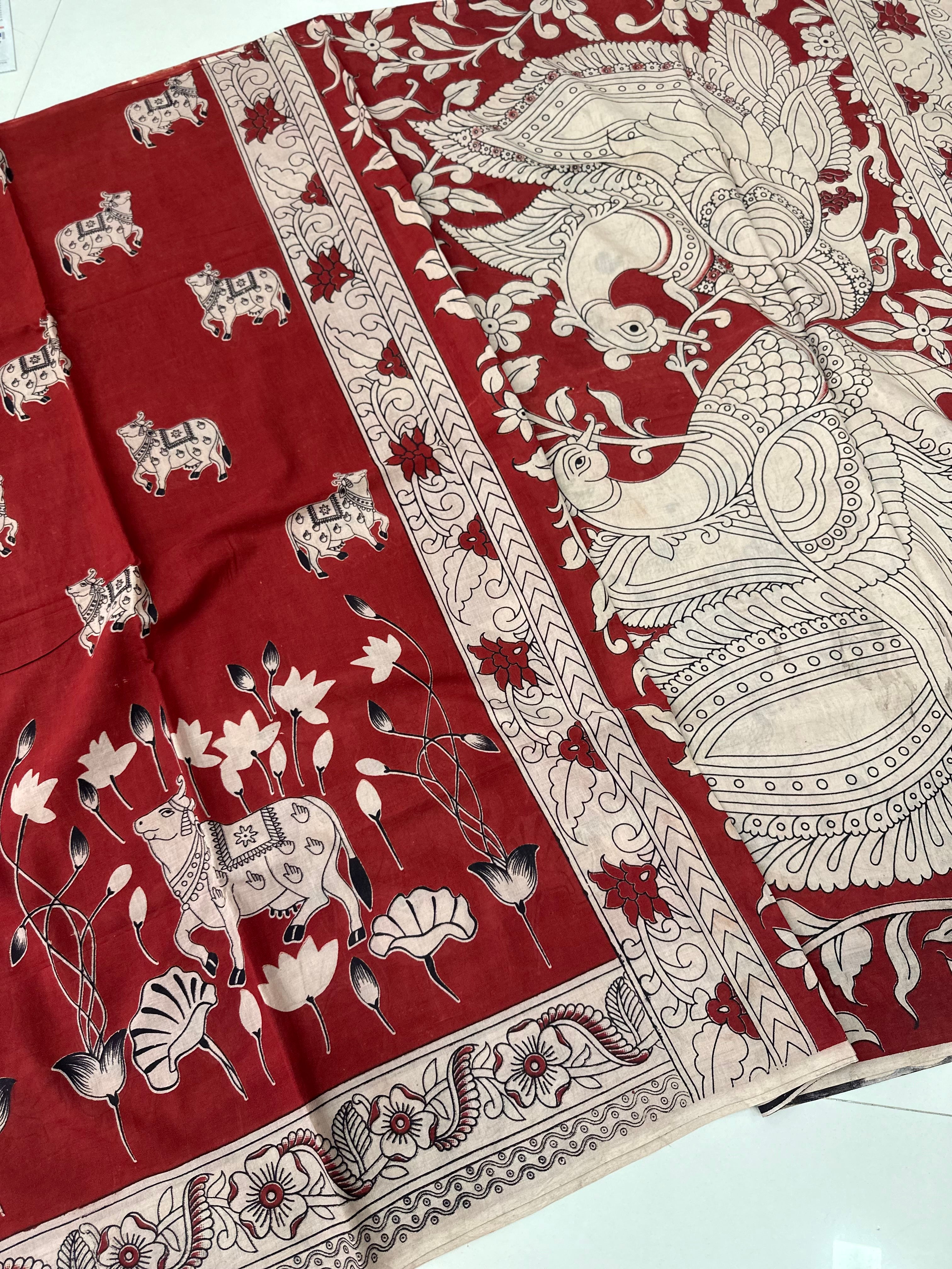 Pichwai Kalamkari Cotton