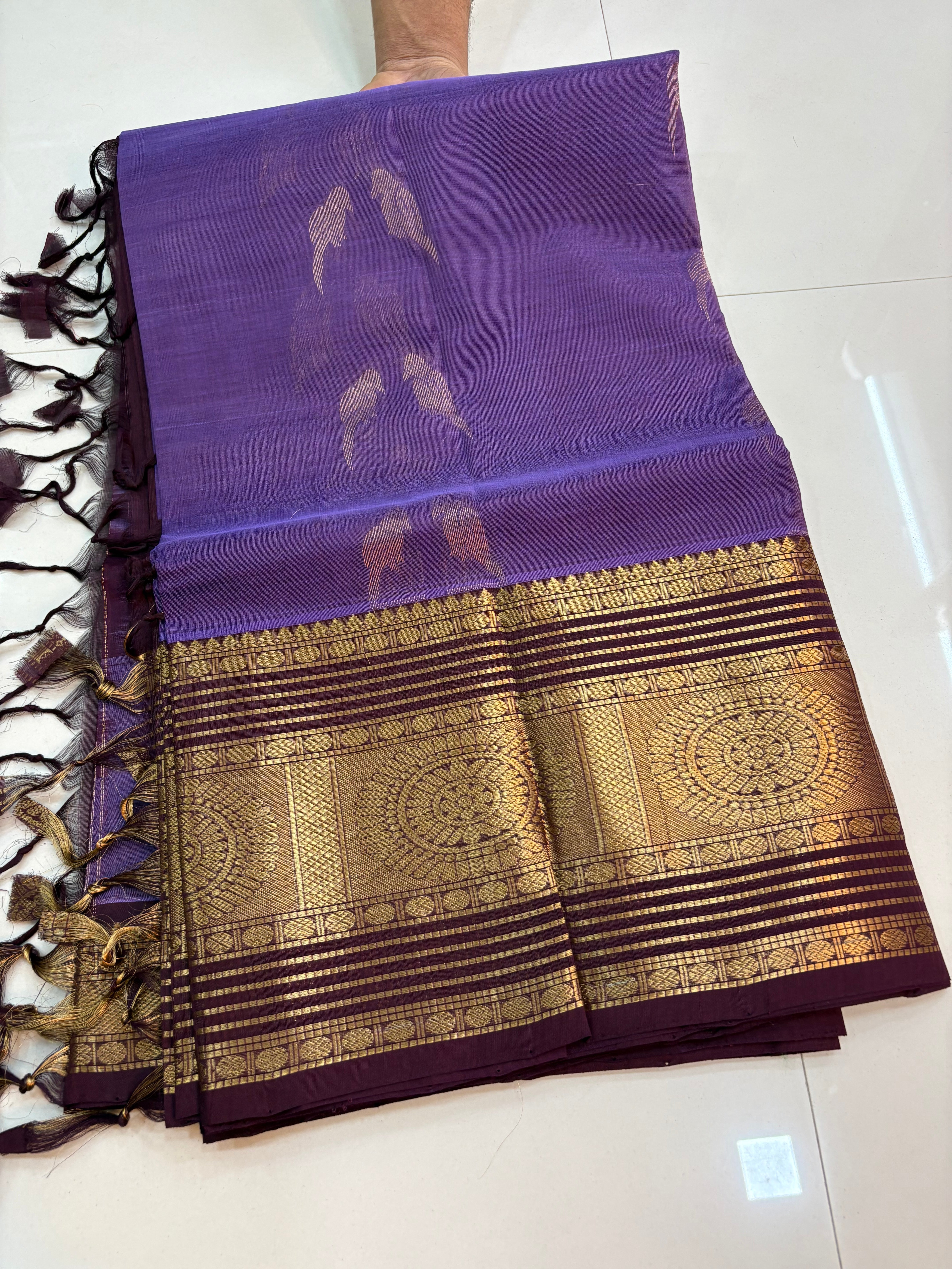 Vintage Handloom Mangalagiri Pattu saree