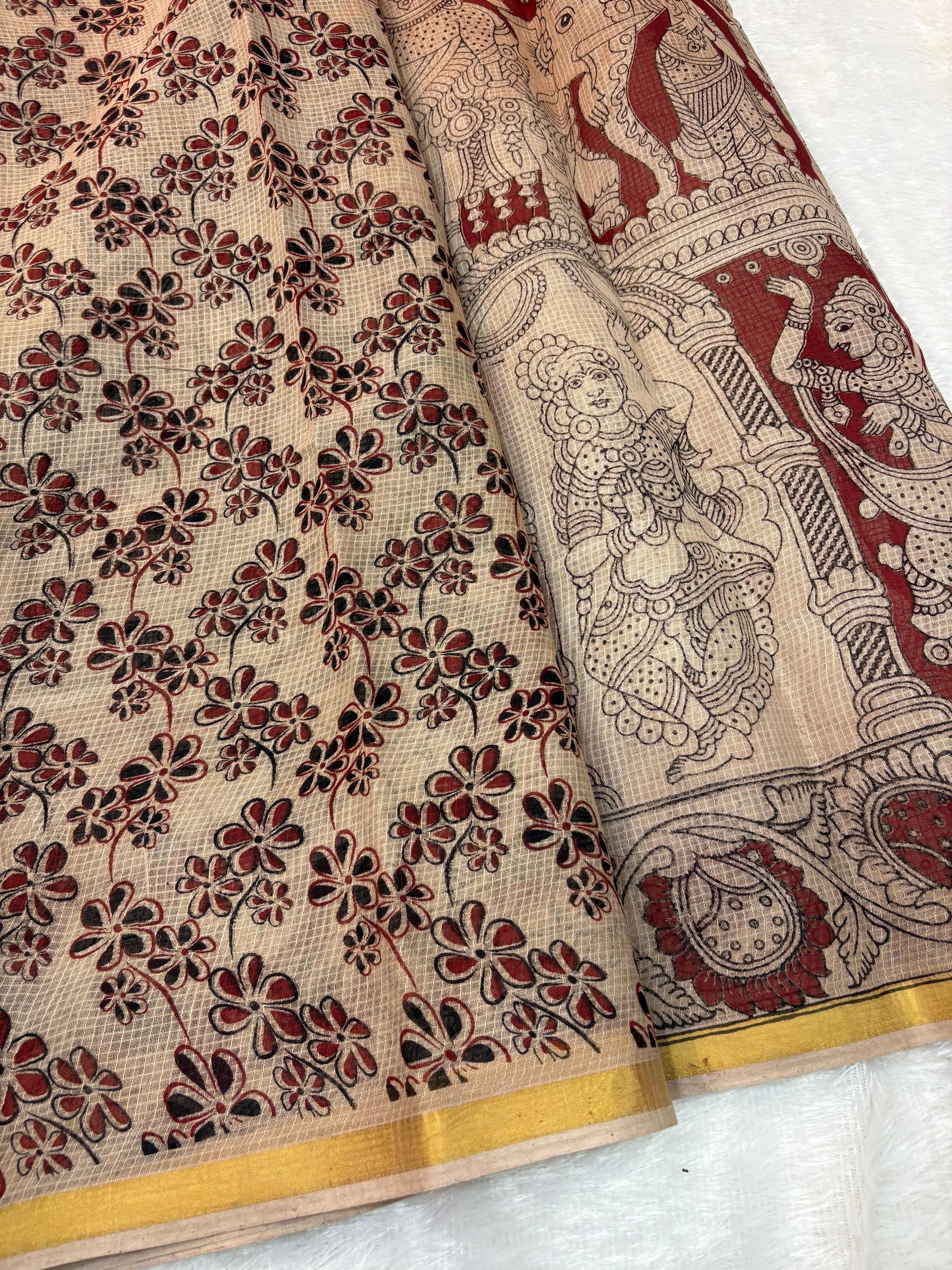 Ramayana Theme Kota Kalamkari