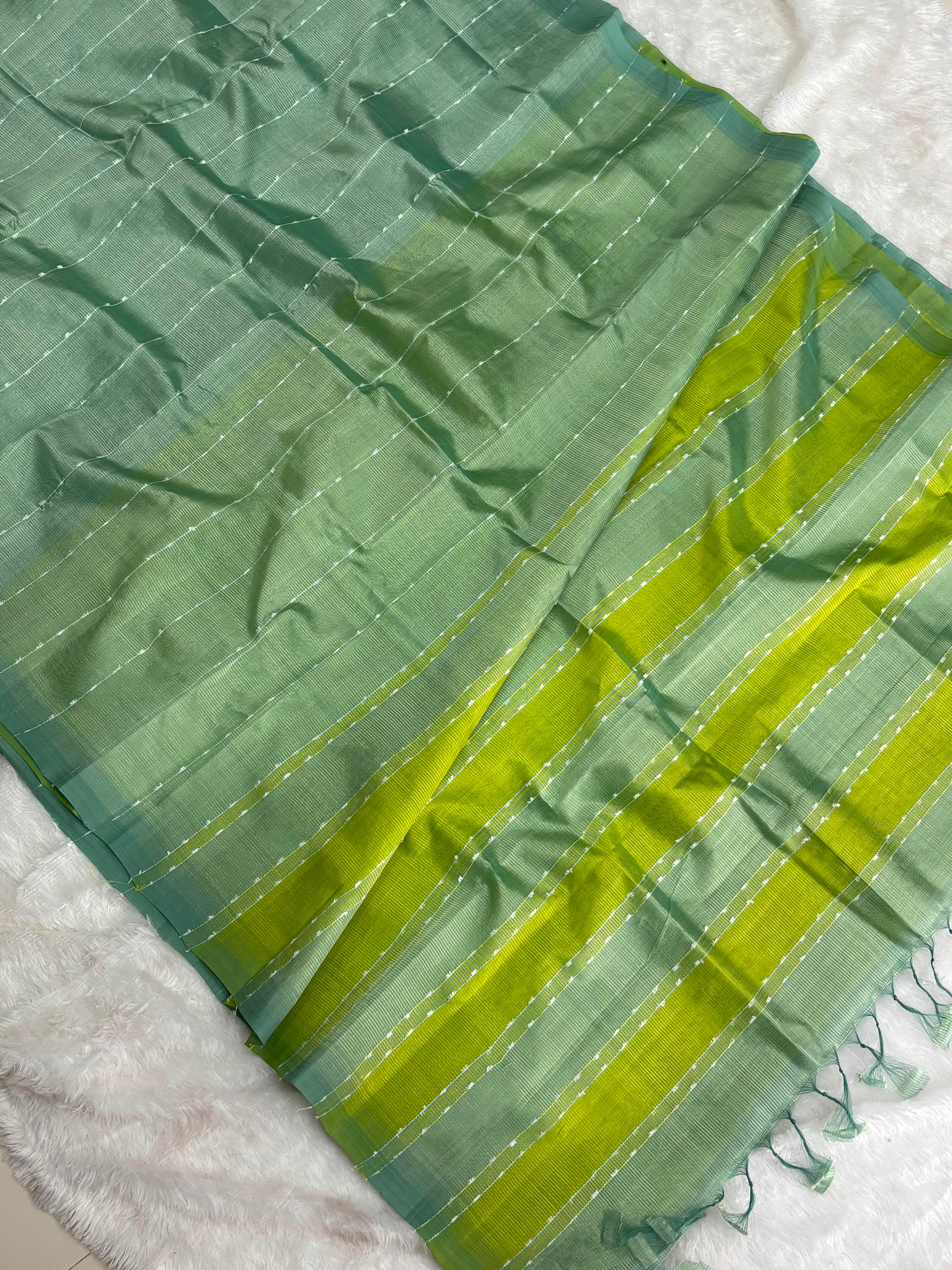 Pure Handloom Mangalagiri Pattu