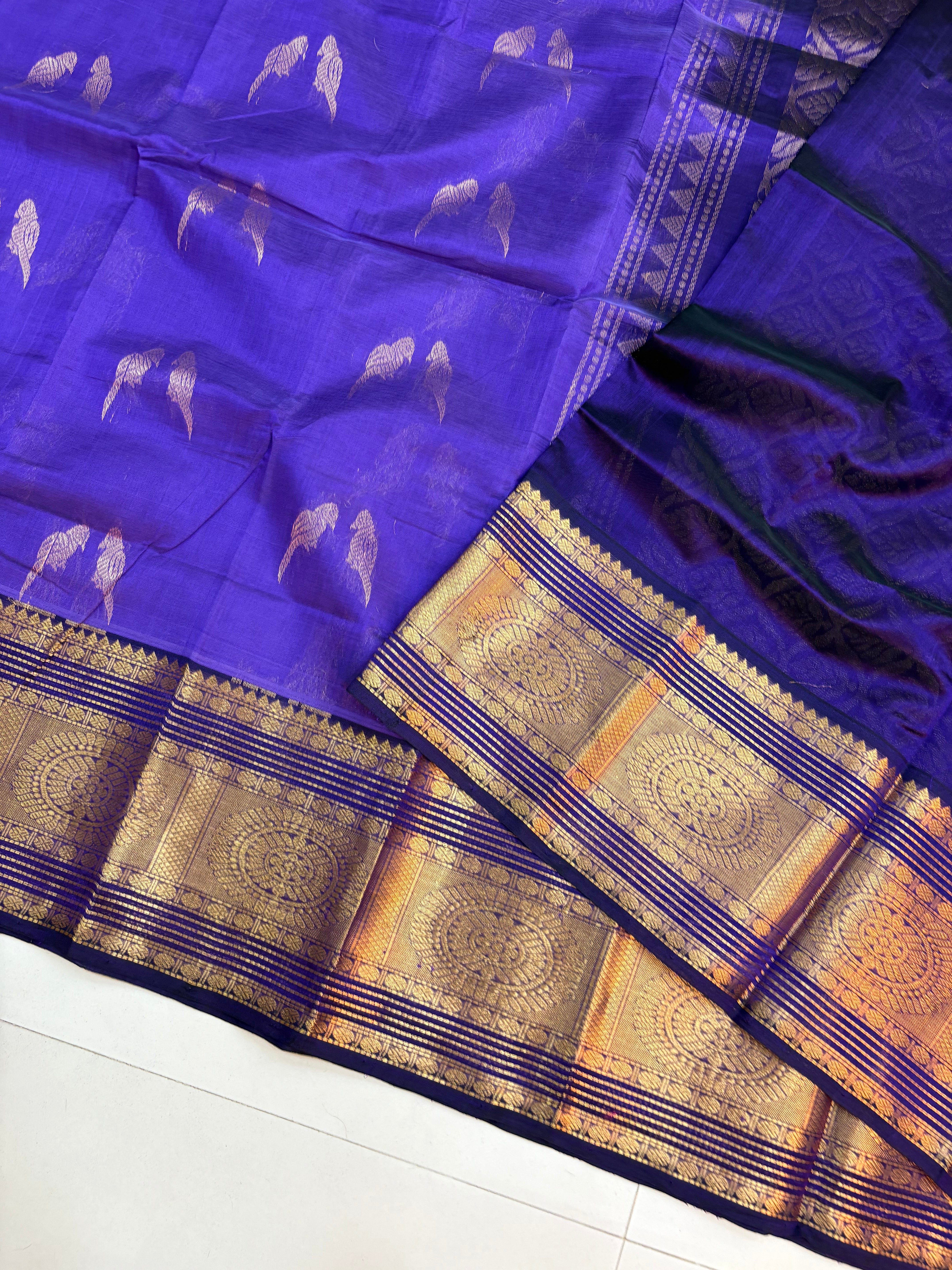 Vintage Handloom Mangalagiri Pattu