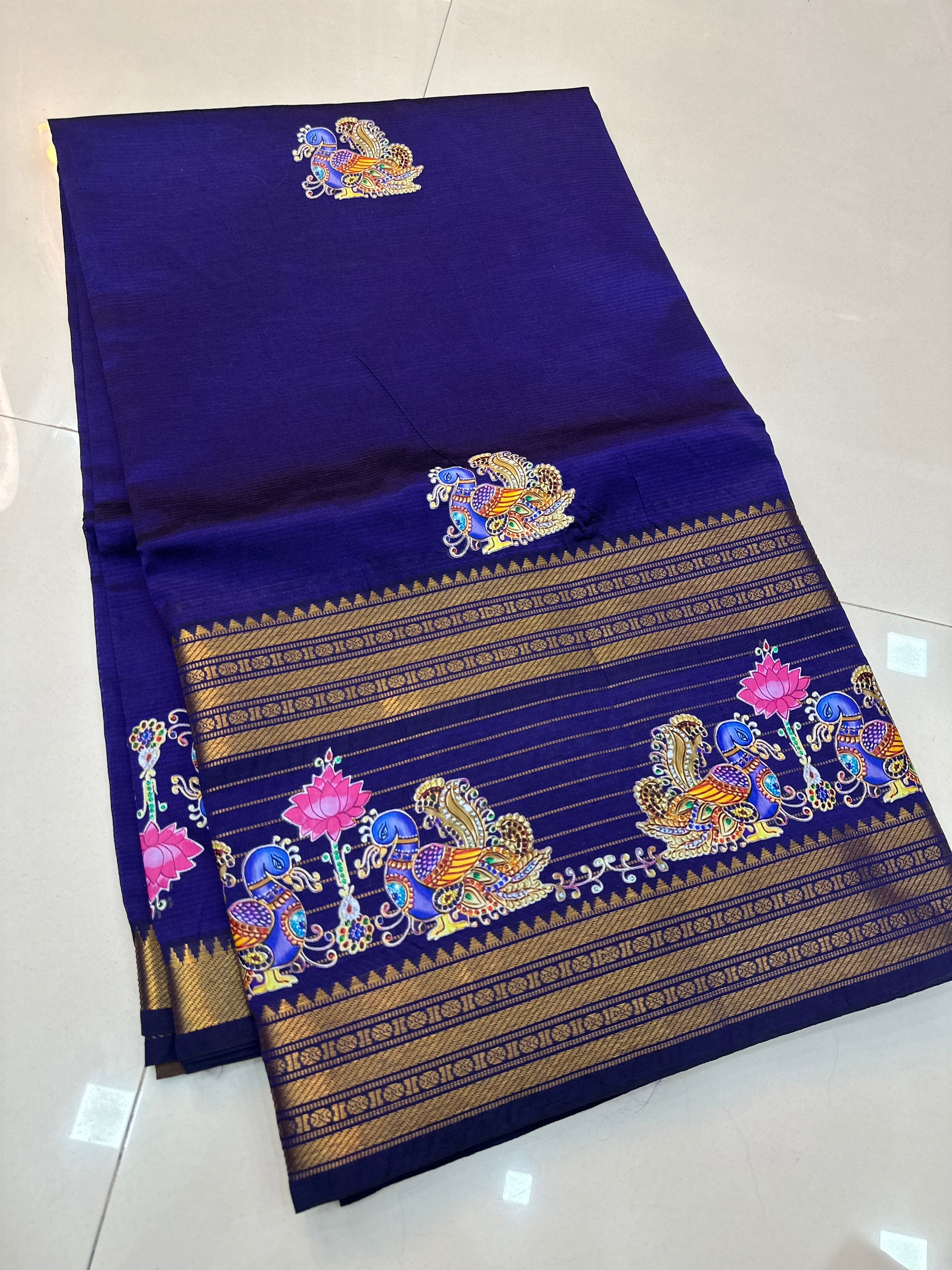 Mangalagiri Tanjore Gadwal Saree