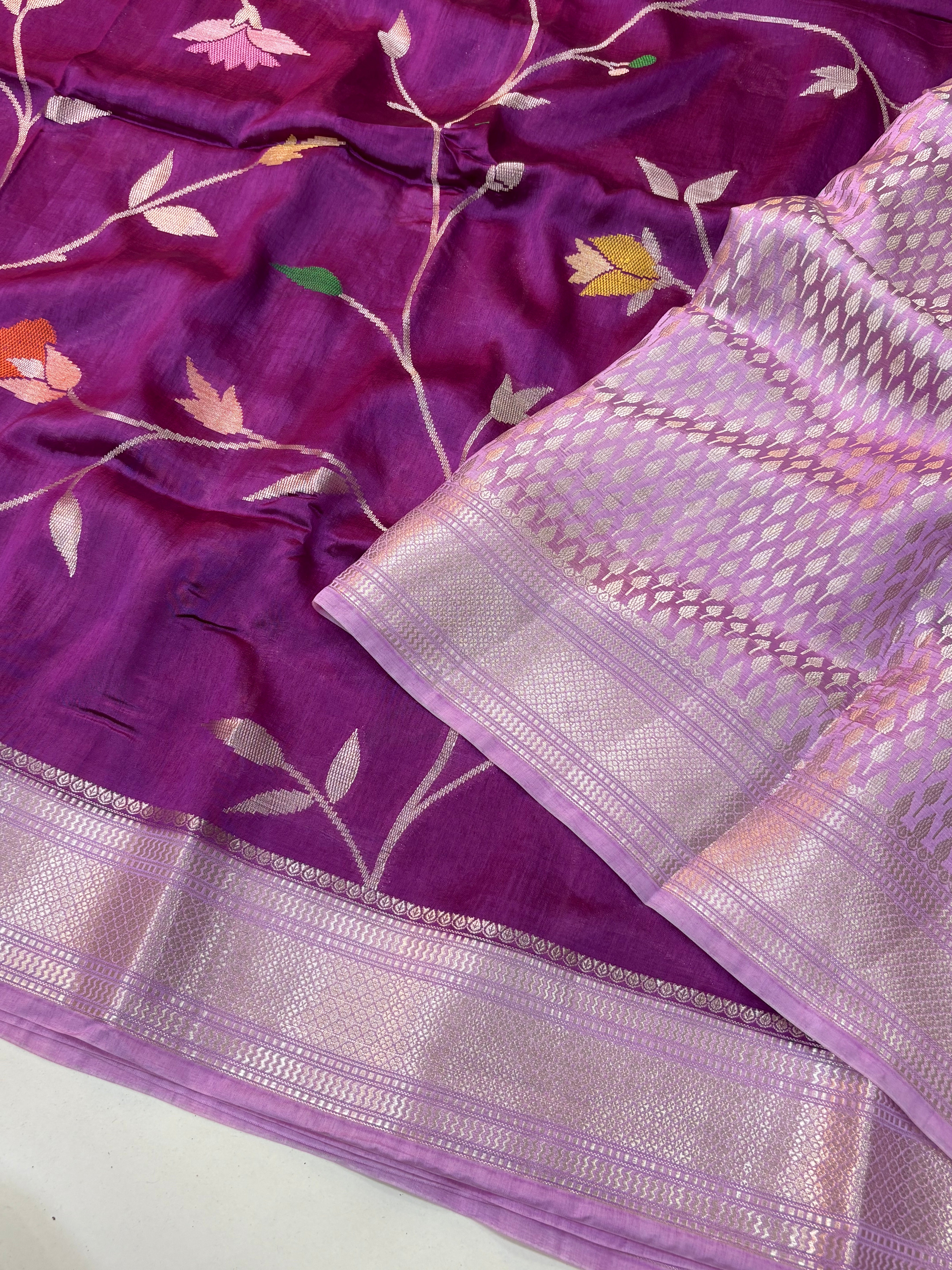 Paper Silk Jamdani Sarees