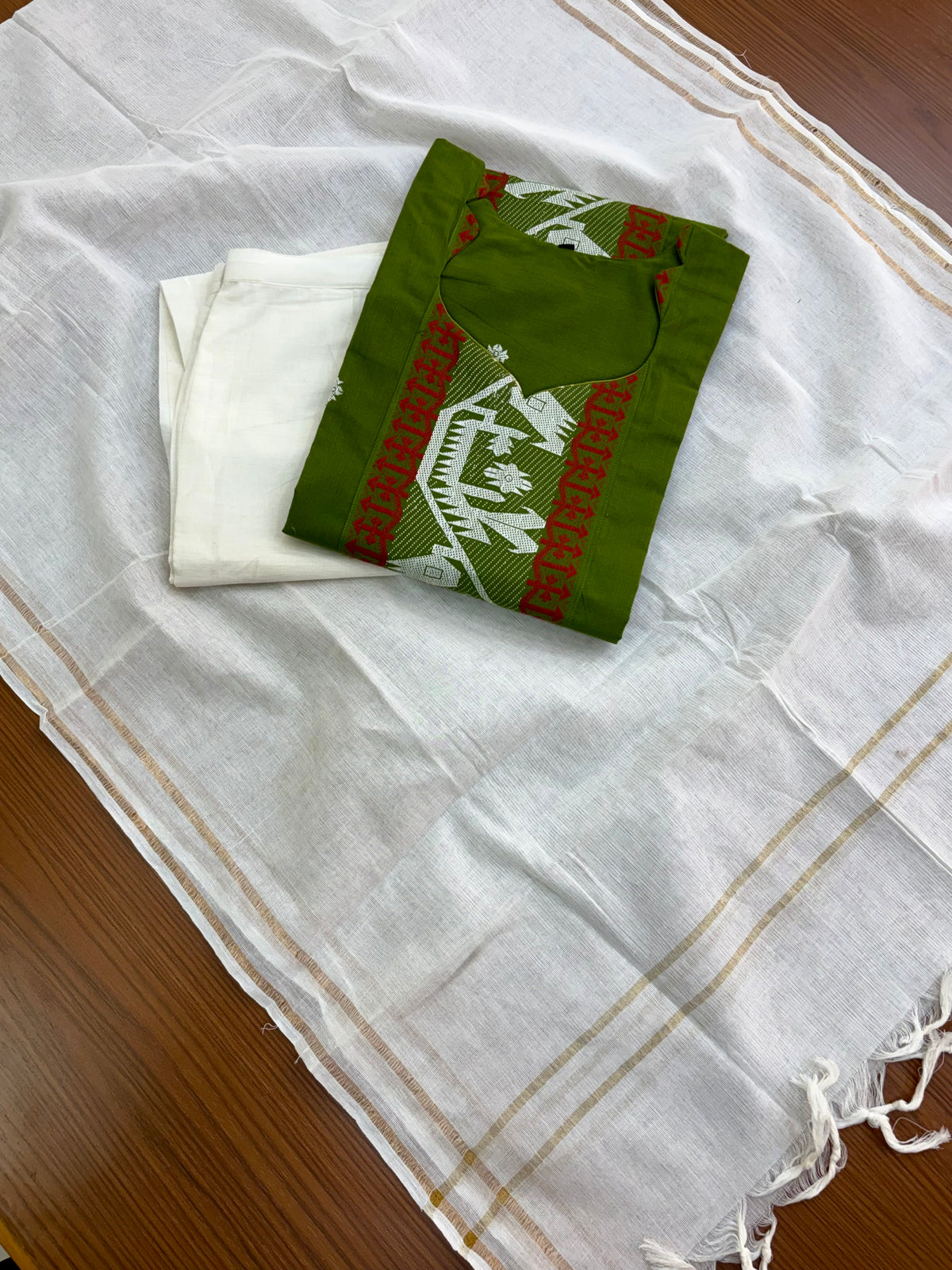 Pure Cotton Jamdani Kurti Sets