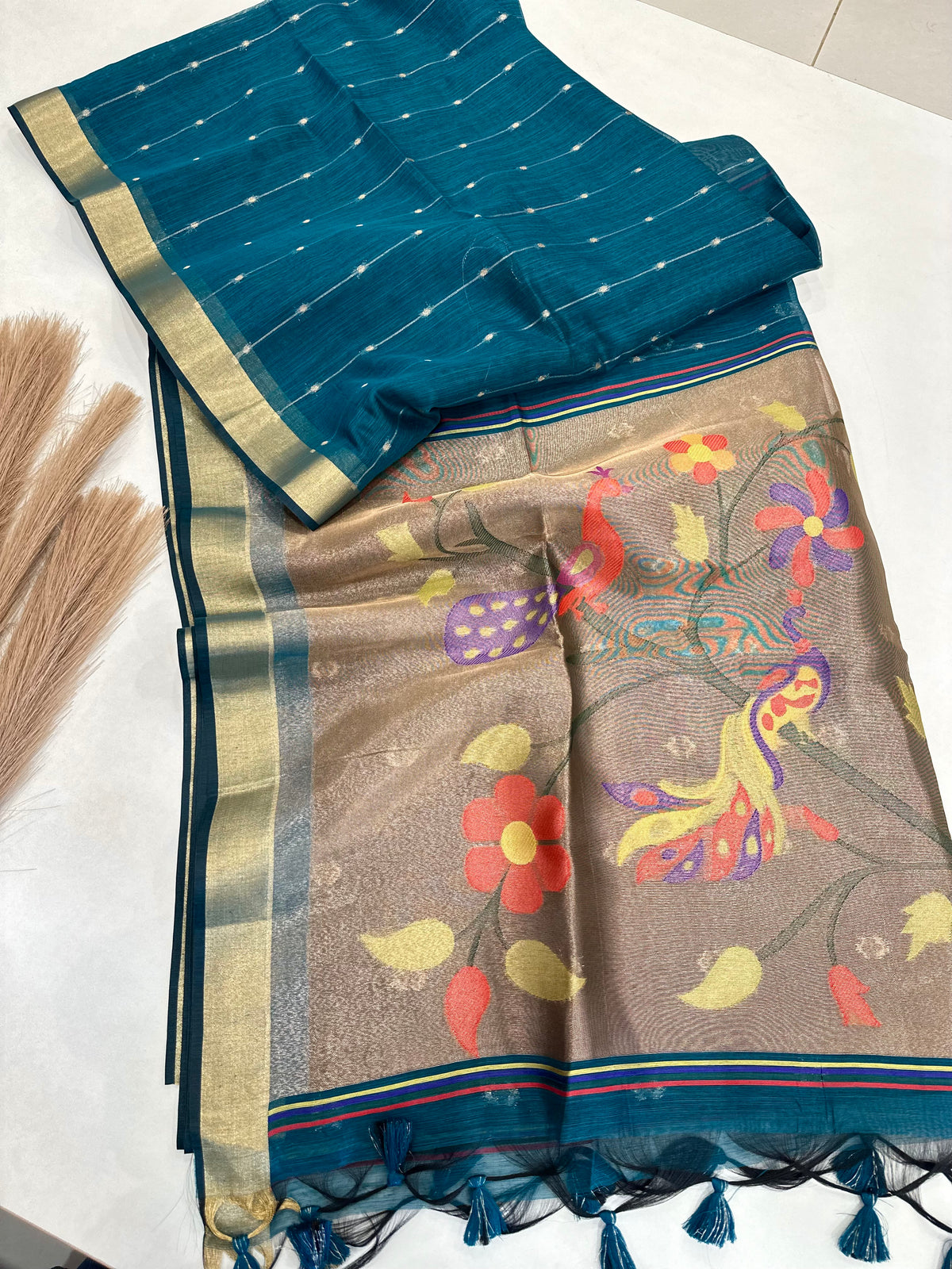 Fancy Chanderi Jamdani