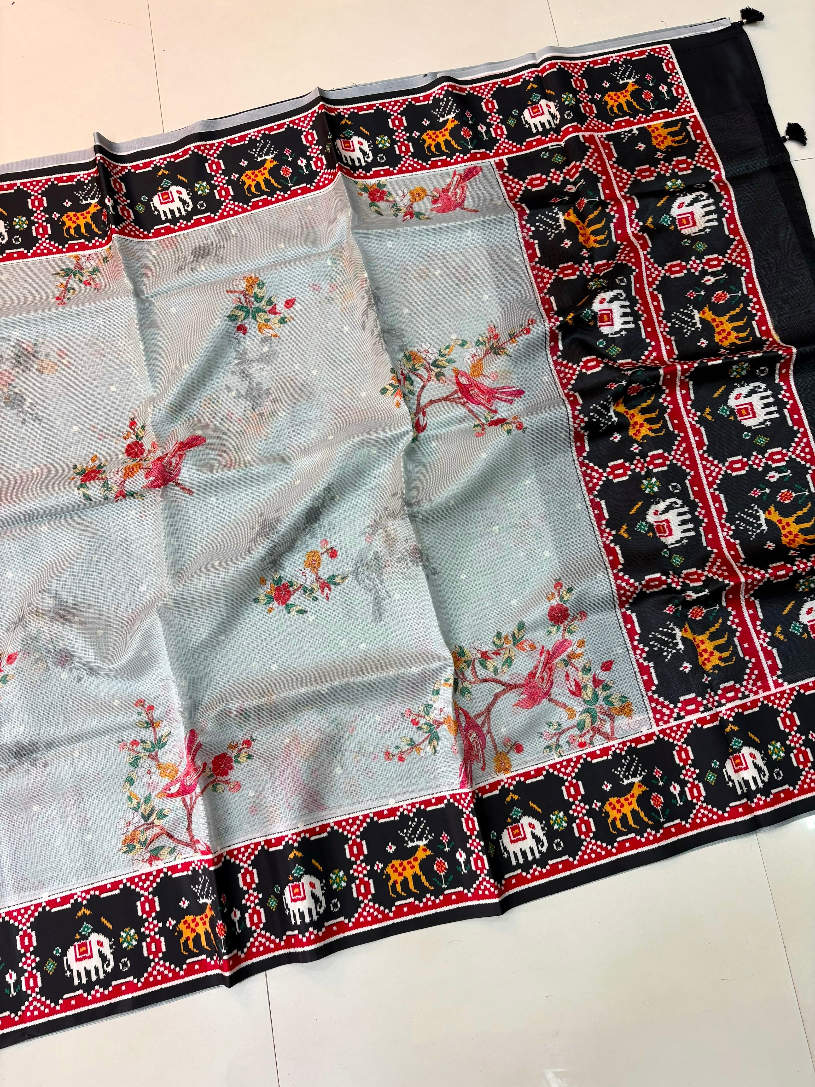 Fancy Kota Silk Patola sarees