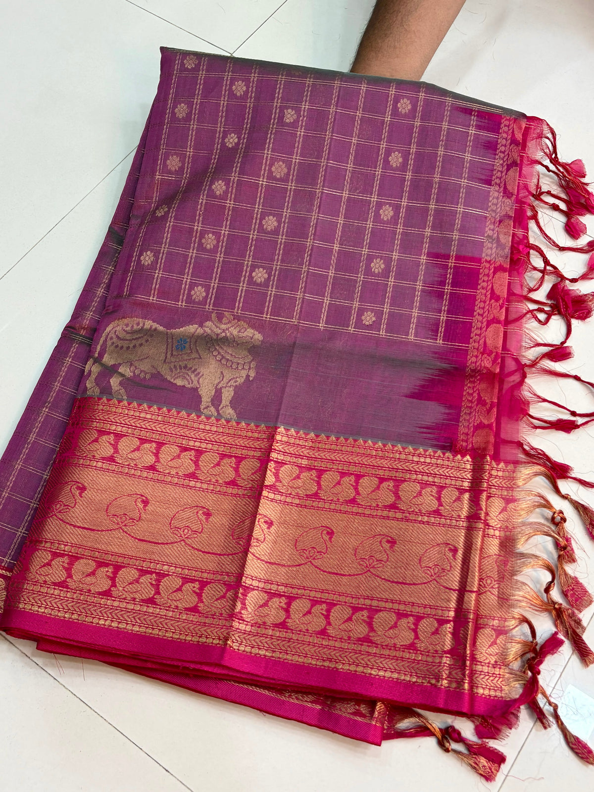 Handloom Vintage Mangalagiri Pattu