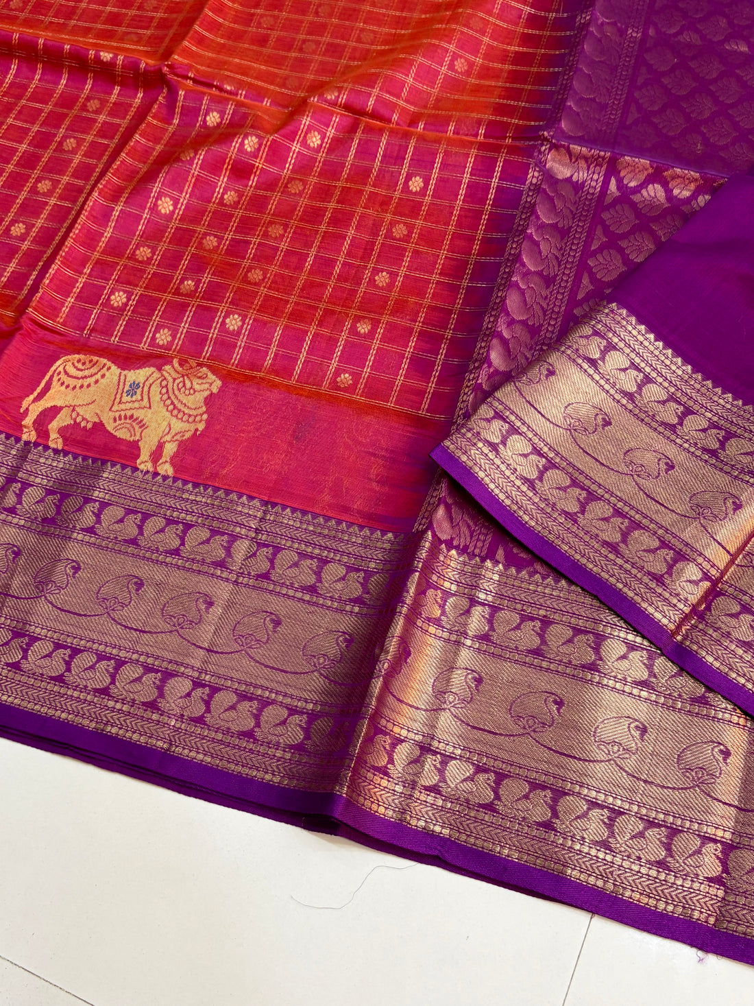 Handloom Vintage Mangalagiri Pattu