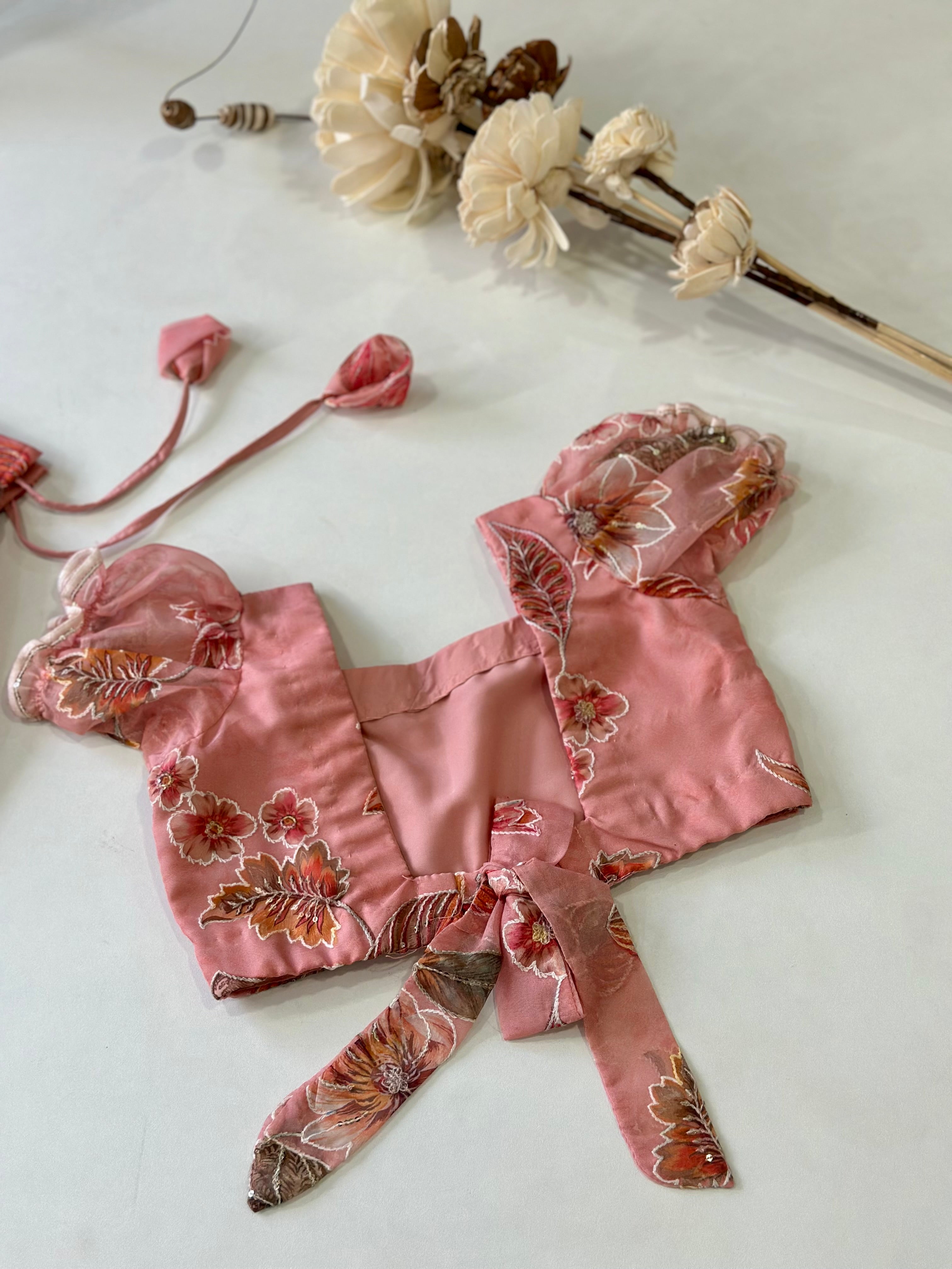 Butterfly Floral Kids Lehenga