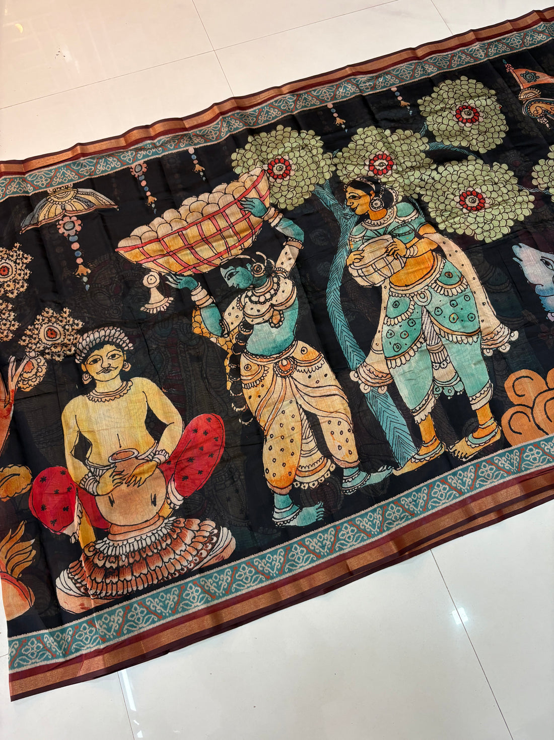 PenKalamkari Traditional Theme Print