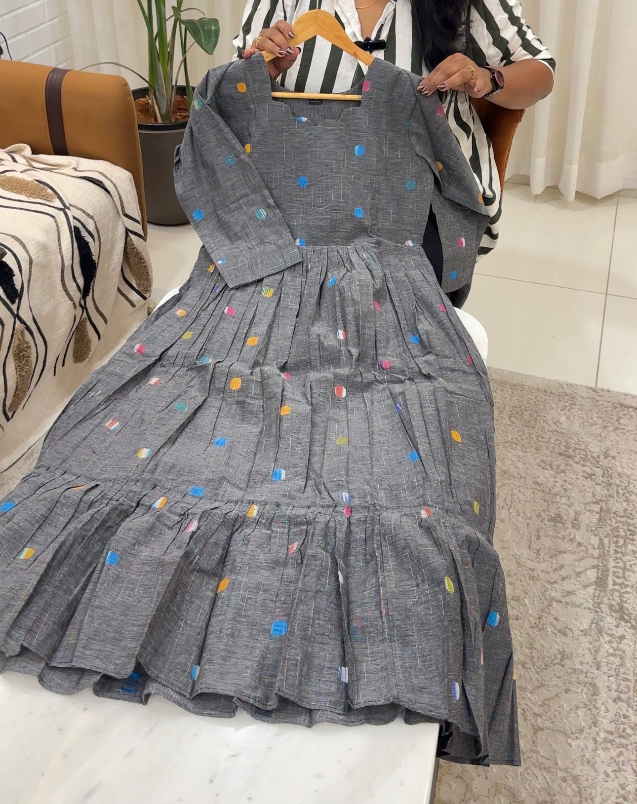 Jamdhani Cotton Maxi