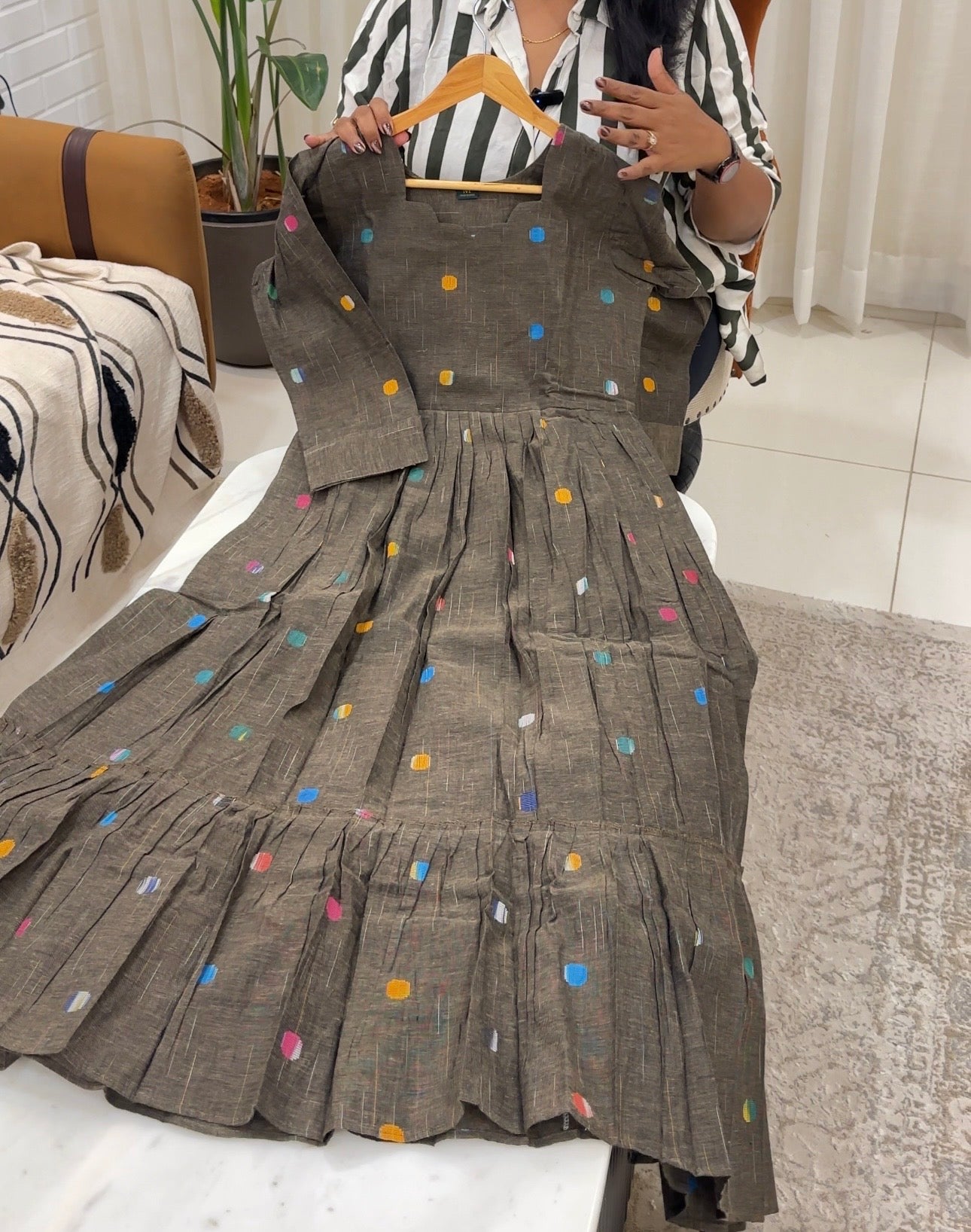 Jamdhani Cotton Maxi