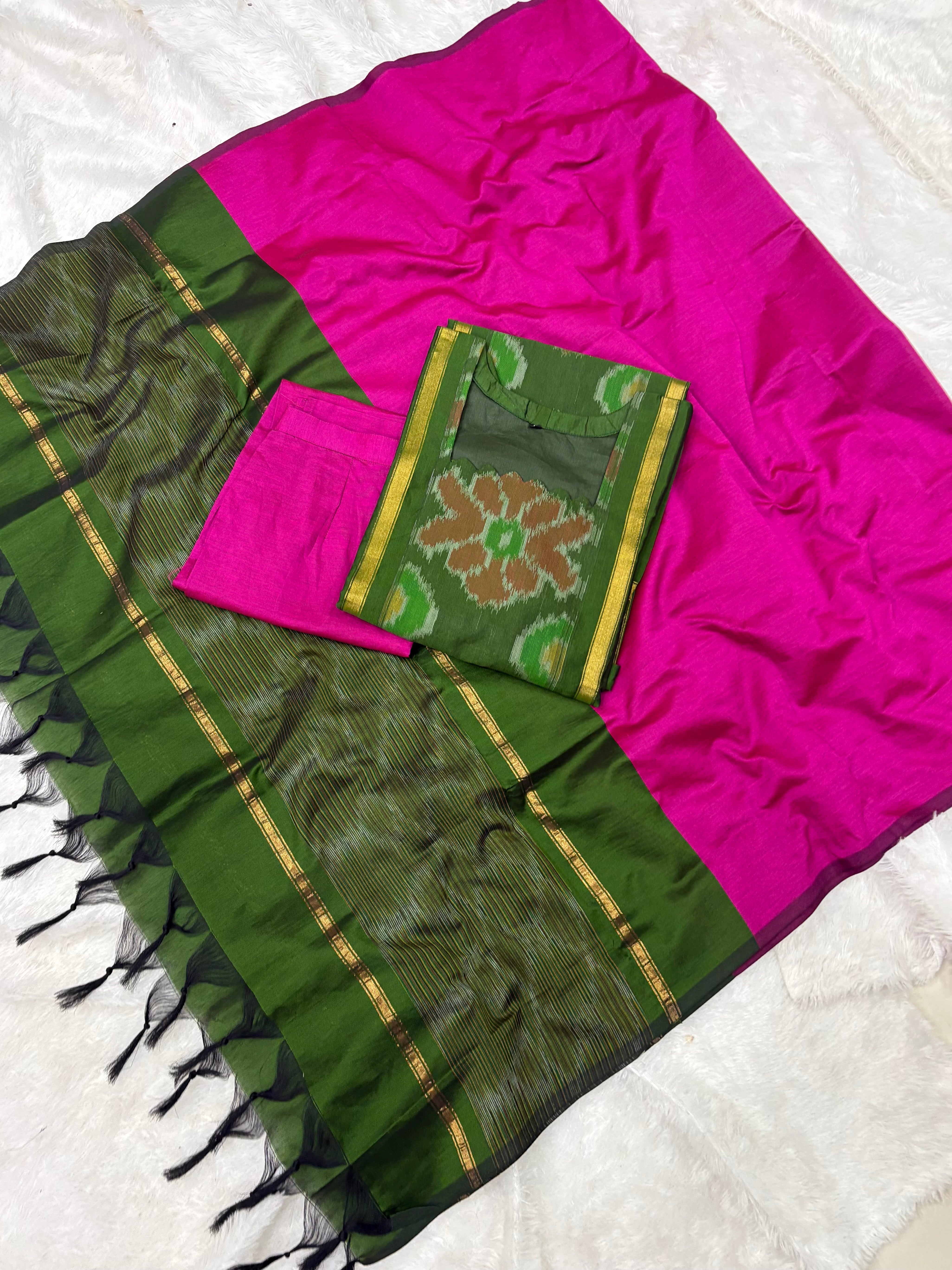Sico Ikkat Pochampally Kurti Sets