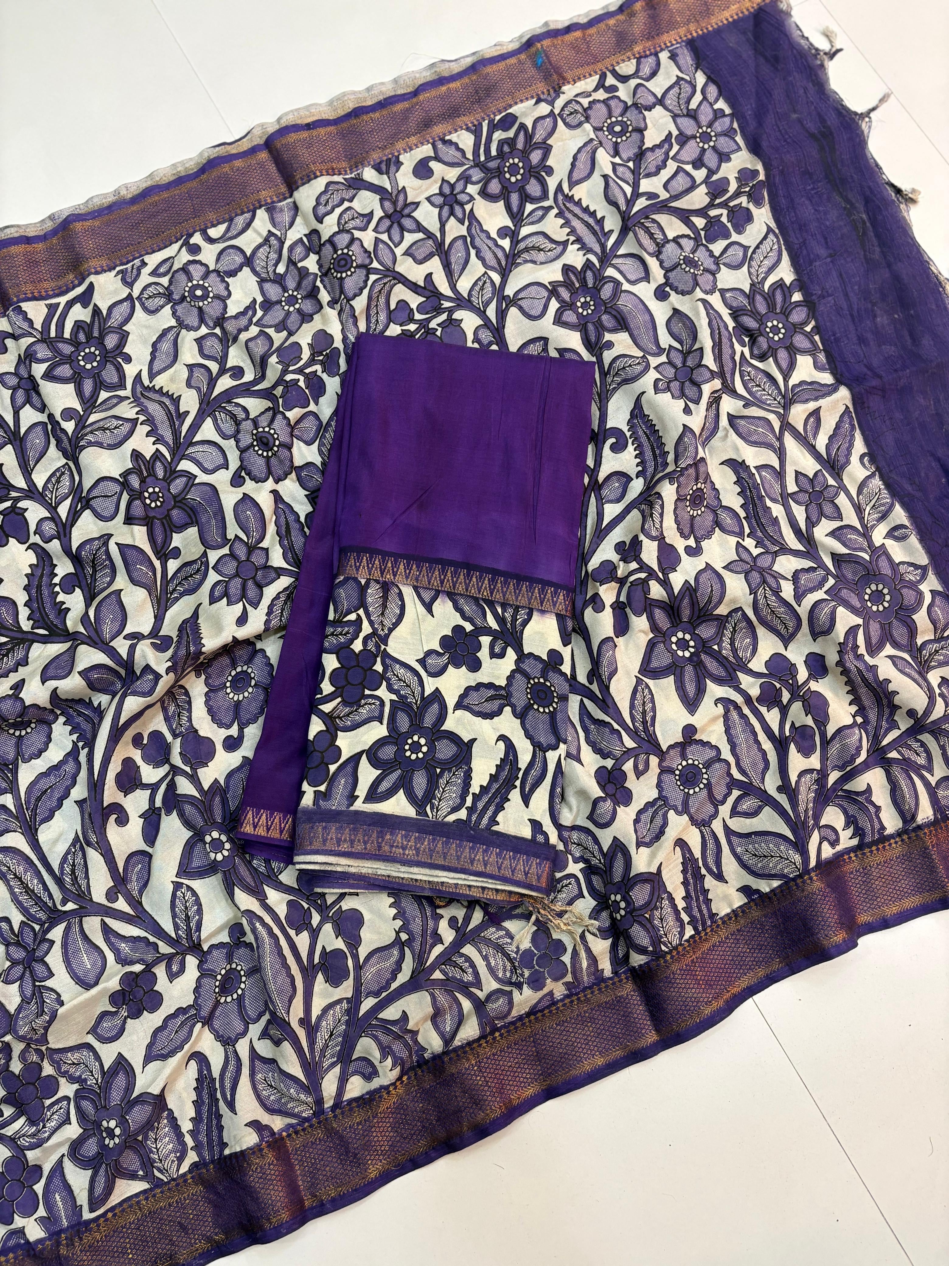 Mangalagiri Kalamkari Dress Material