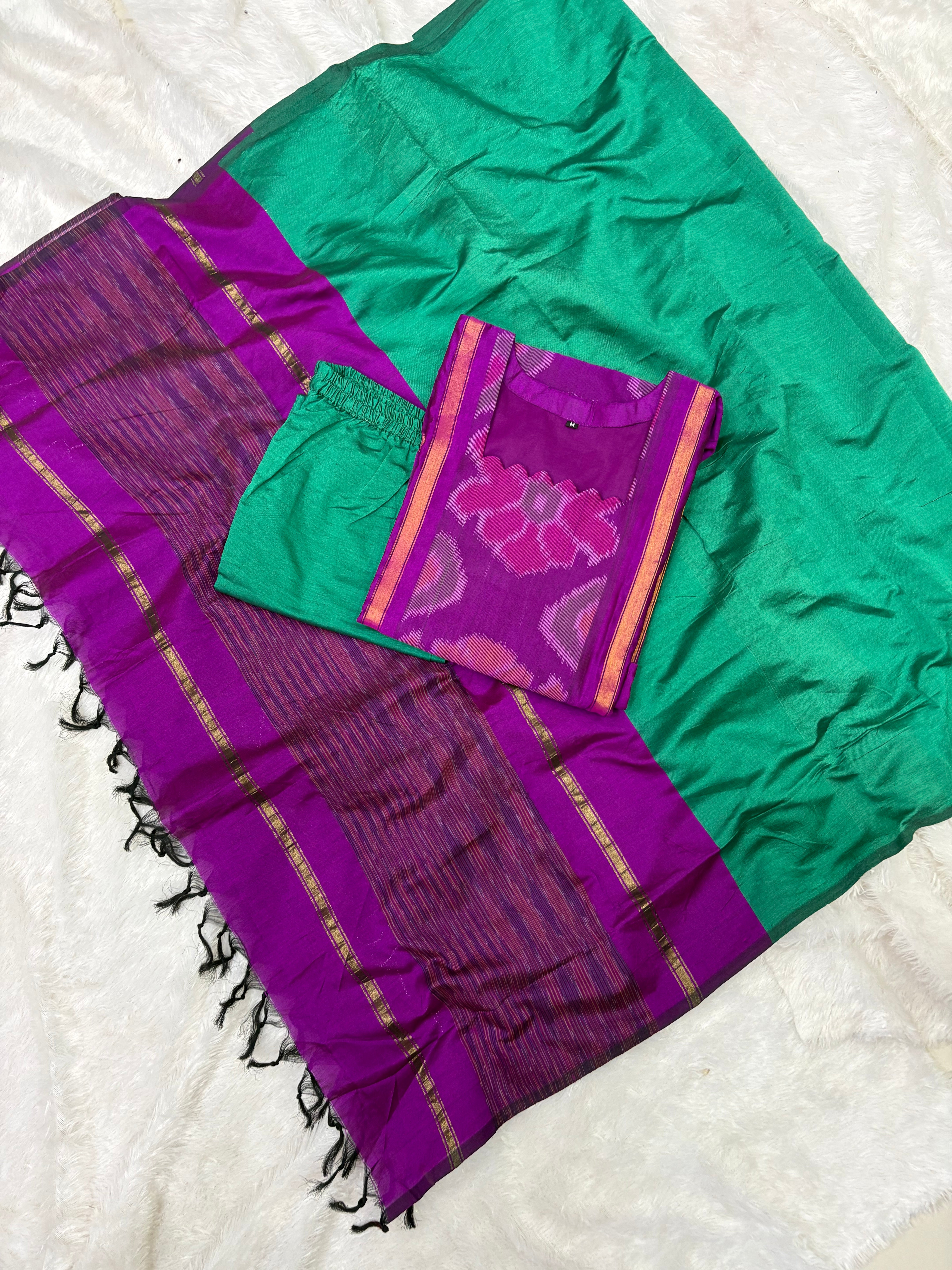 Sico Ikkat Pochampally Kurti Sets