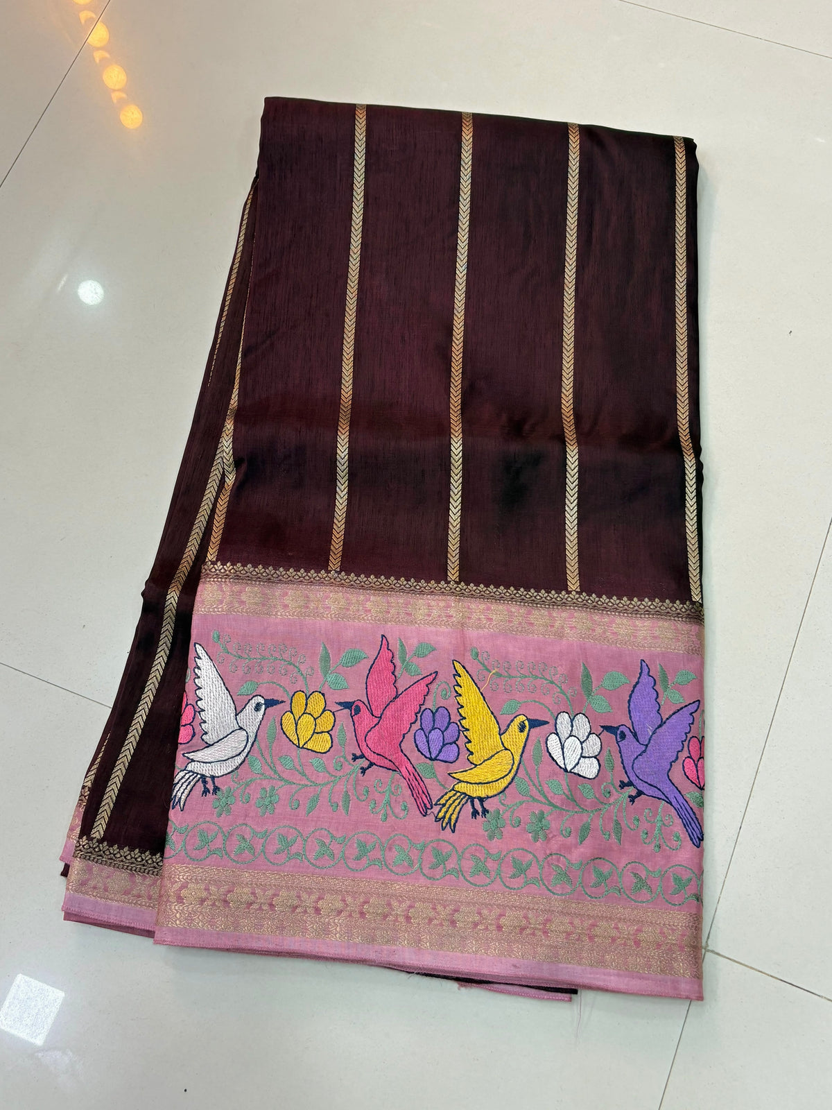Designer Green Mango Embroidery