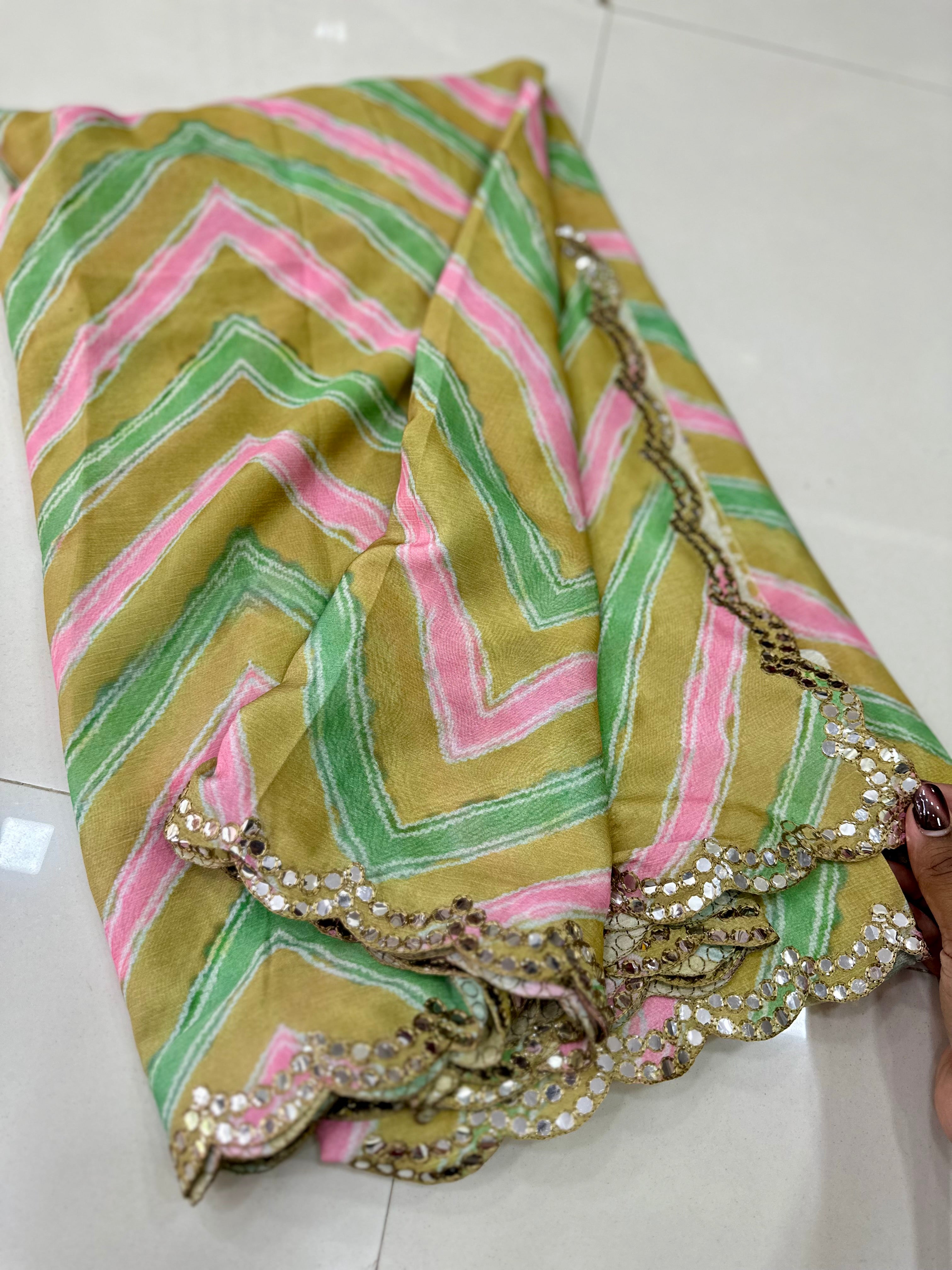 Chiffon Georgette Leheriya