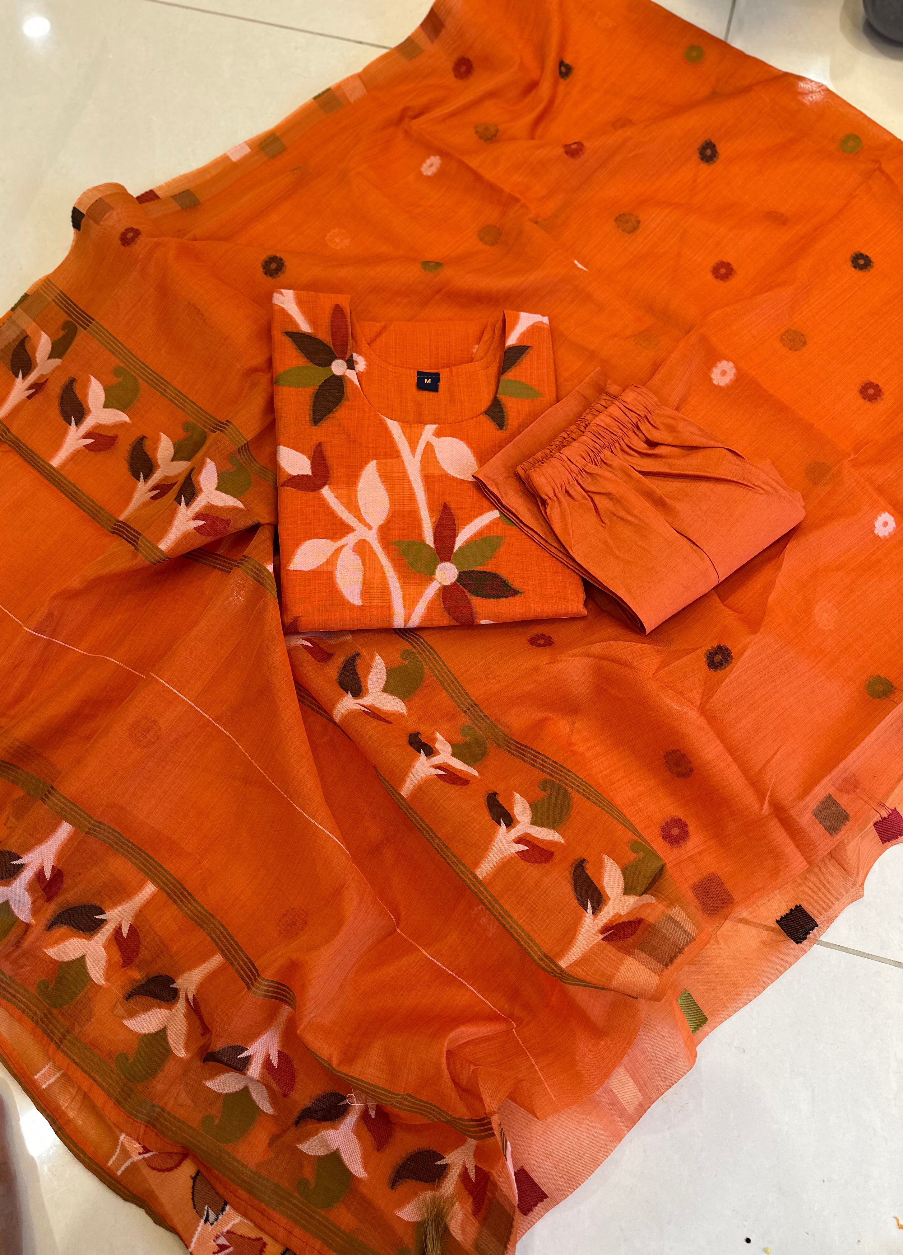 Muslin Jamdani Kurti Sets