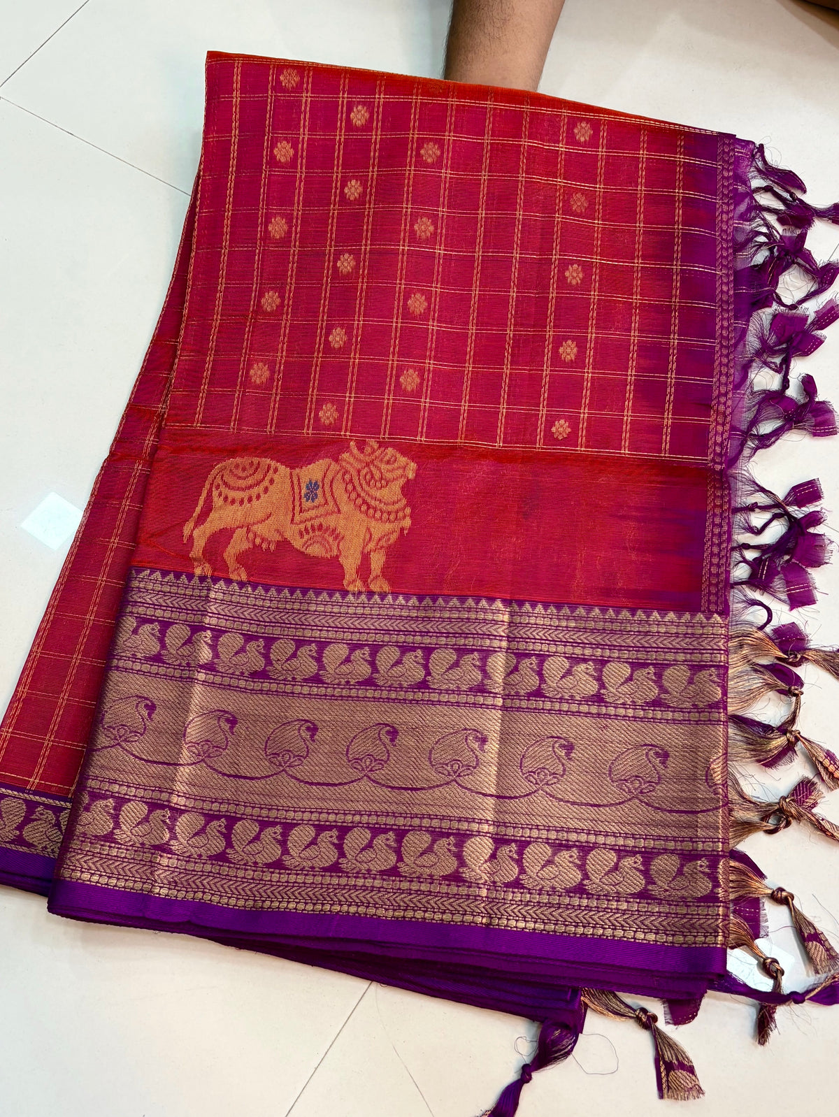 Handloom Vintage Mangalagiri Pattu