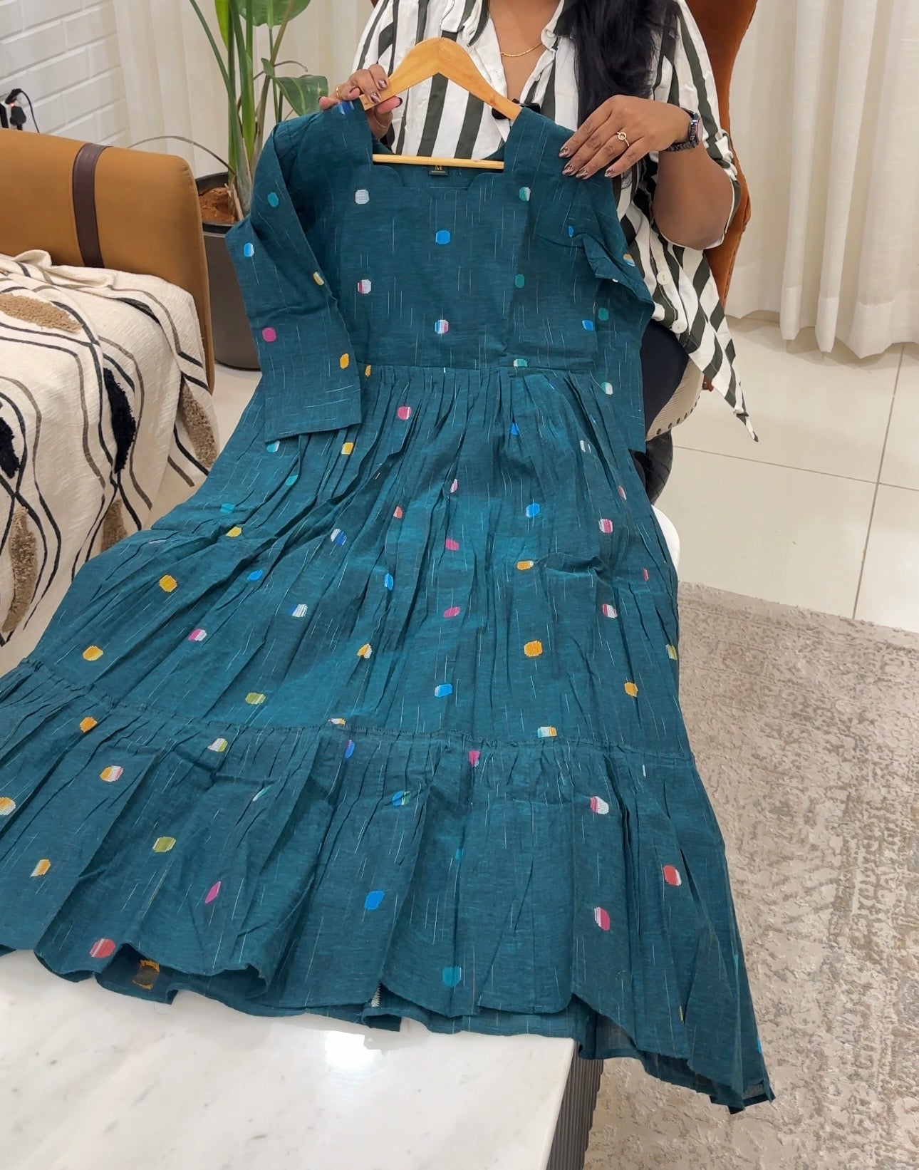 Jamdhani Cotton Maxi