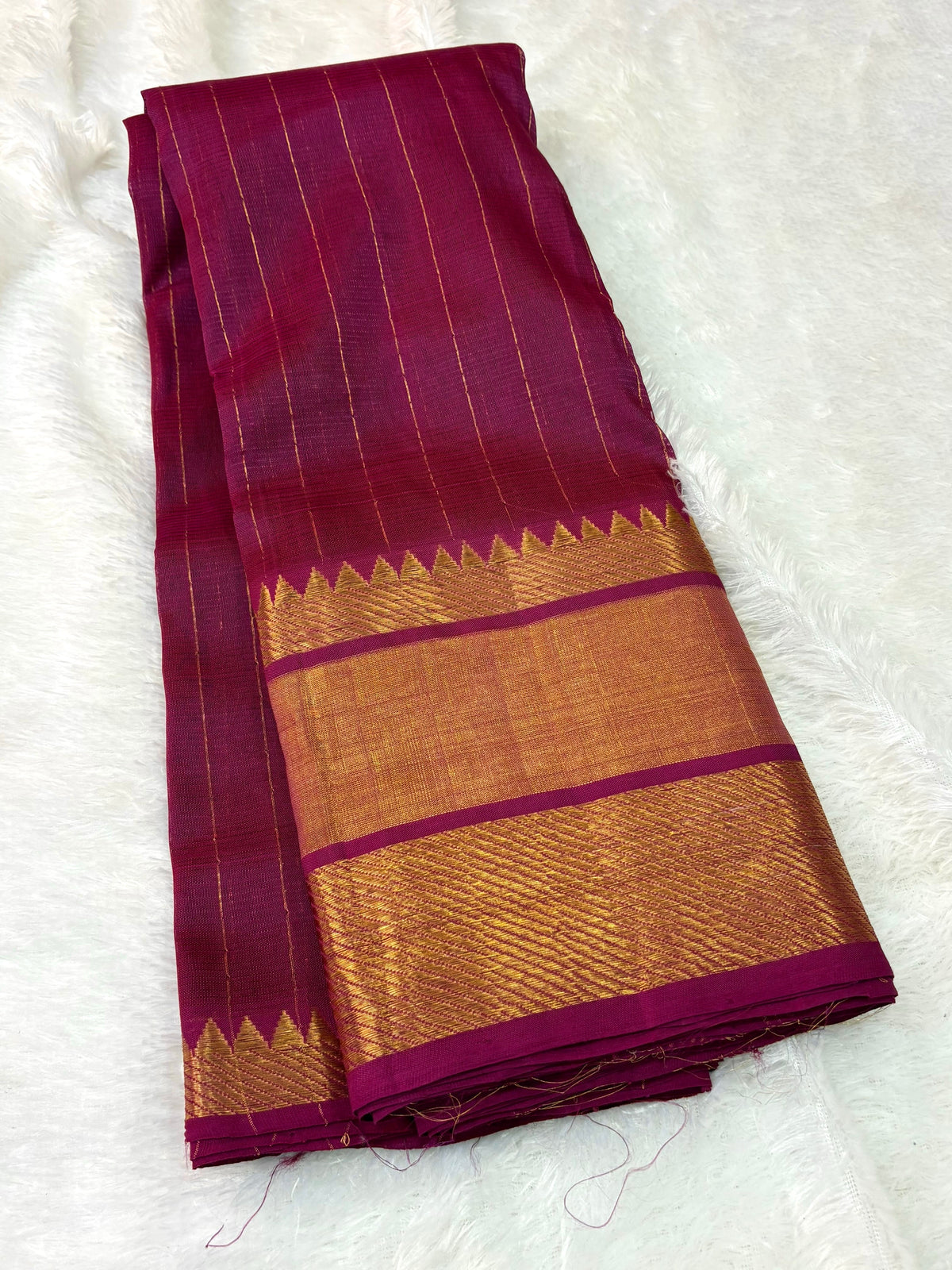 Handloom Mangalagiri Pattu Tissue Borders