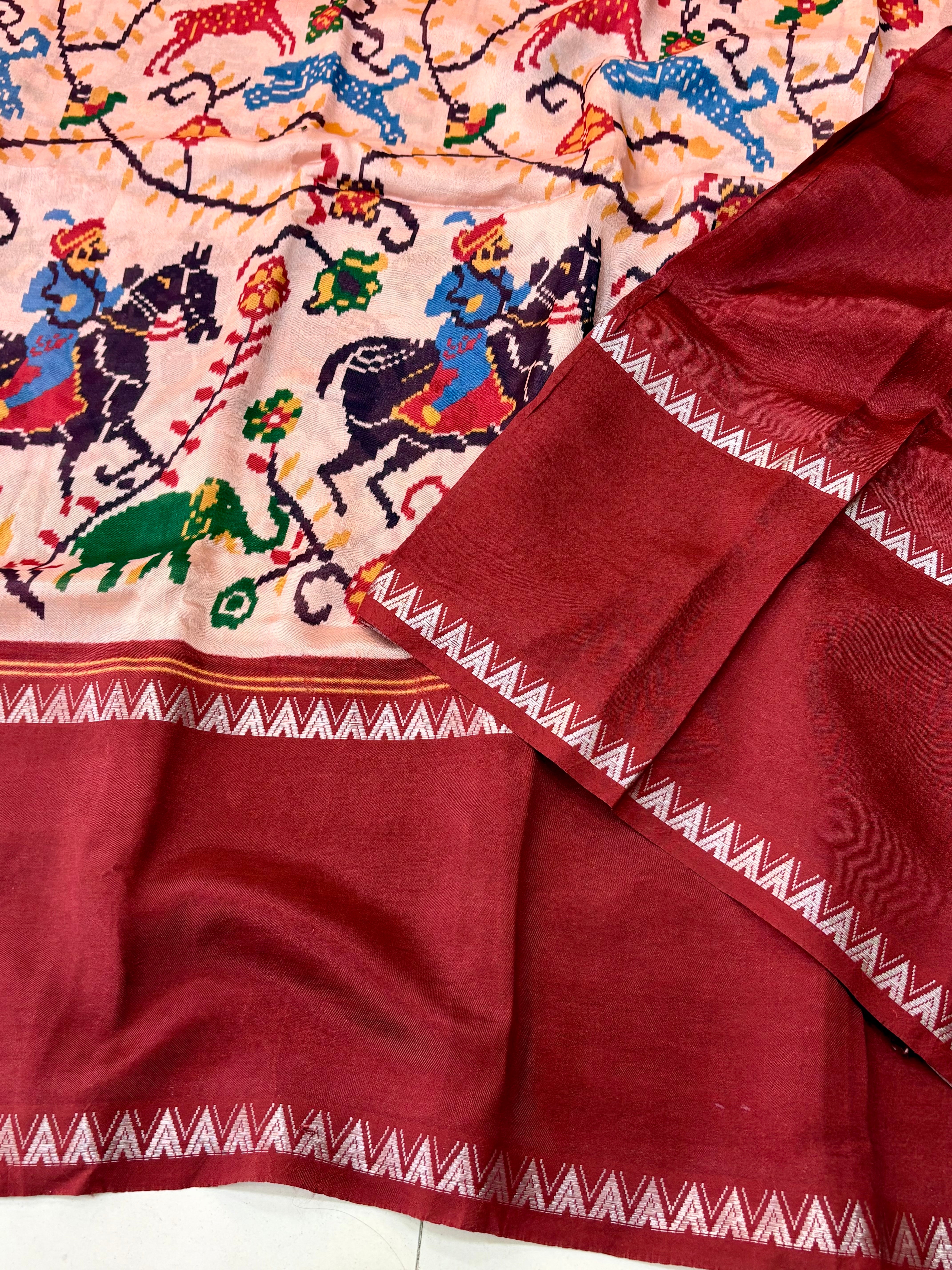 Mangalagiri Pattu Patola Print