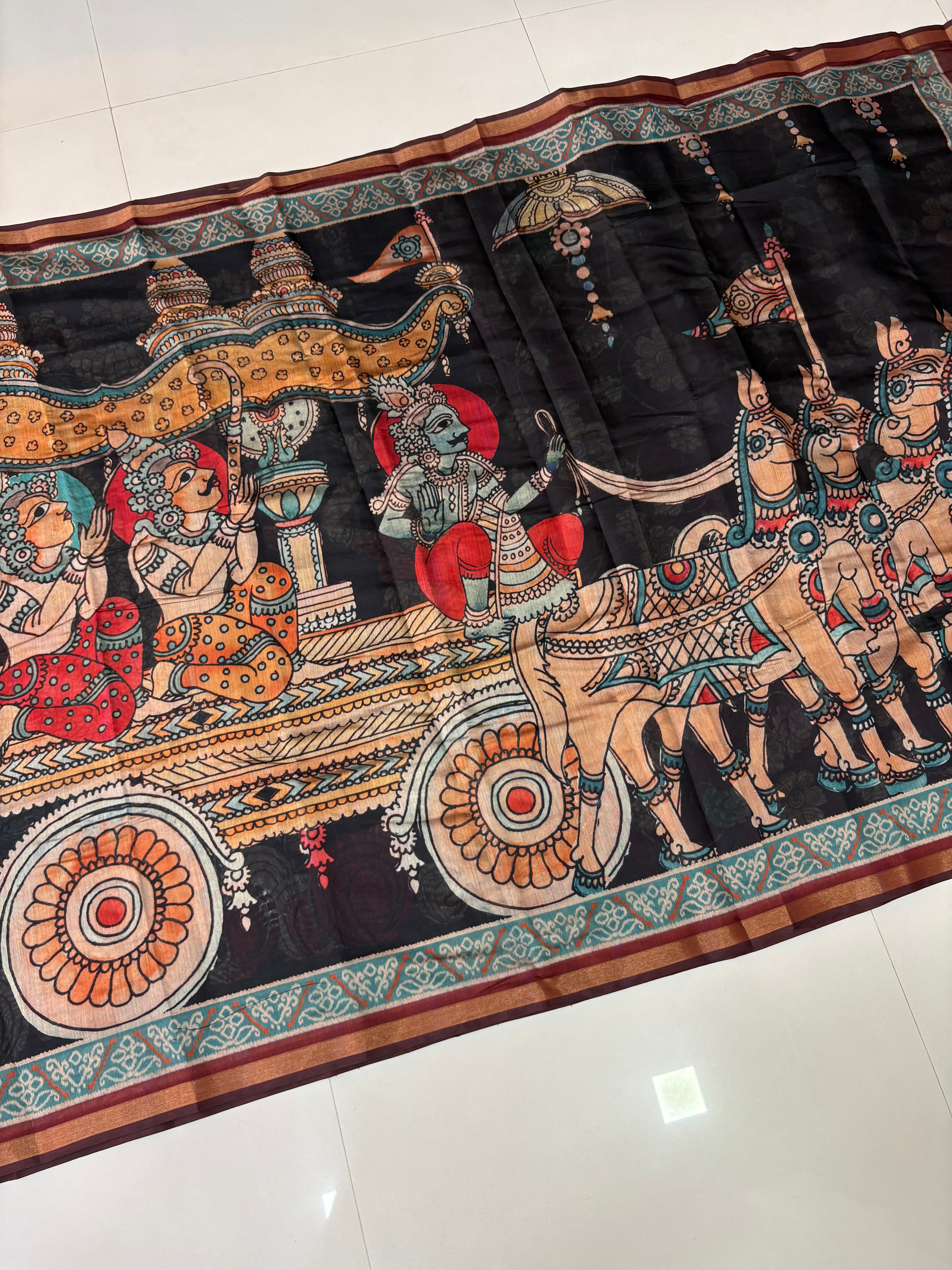 PenKalamkari Traditional Theme Print