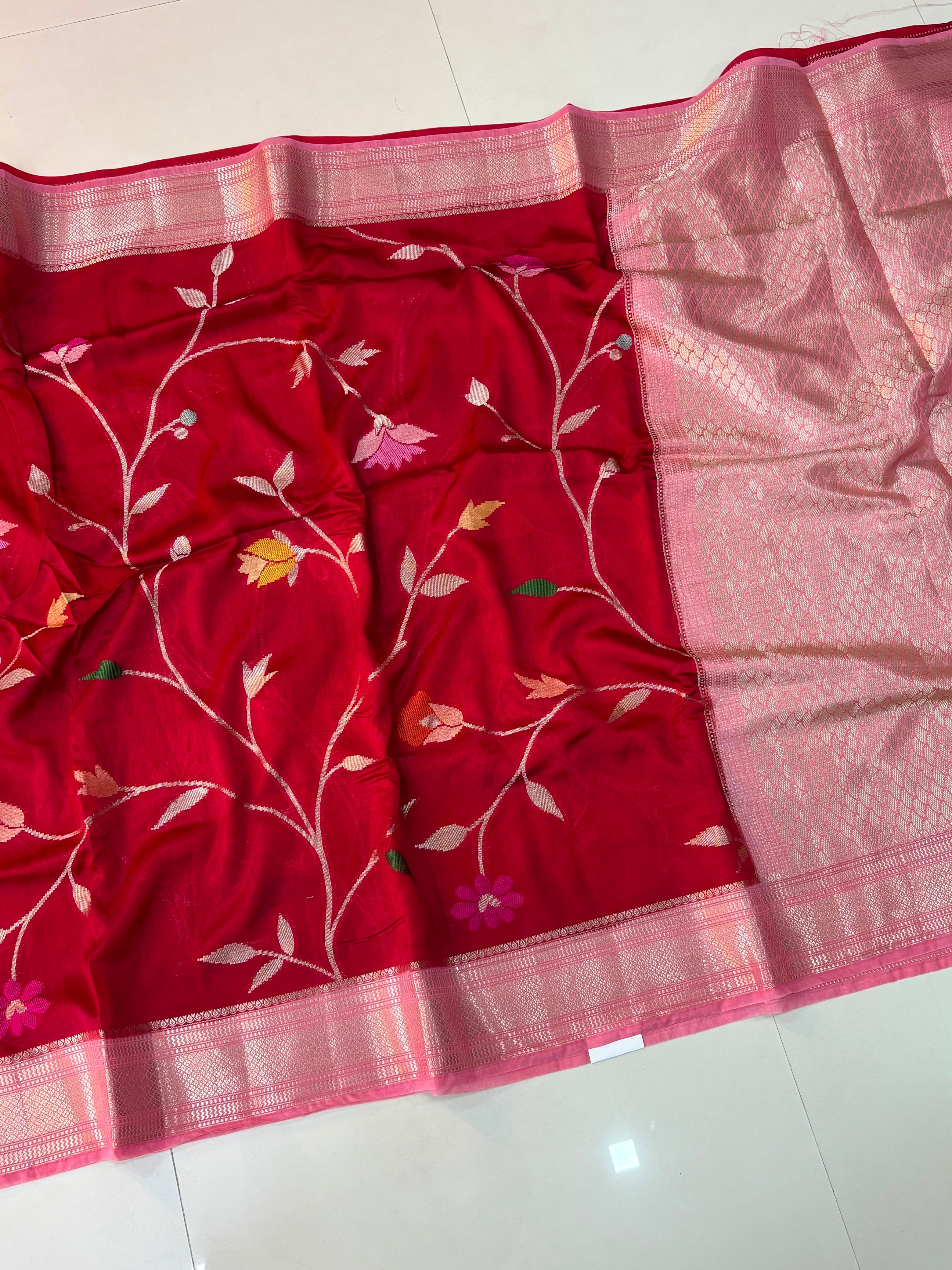 Paper Silk Jamdani Sarees
