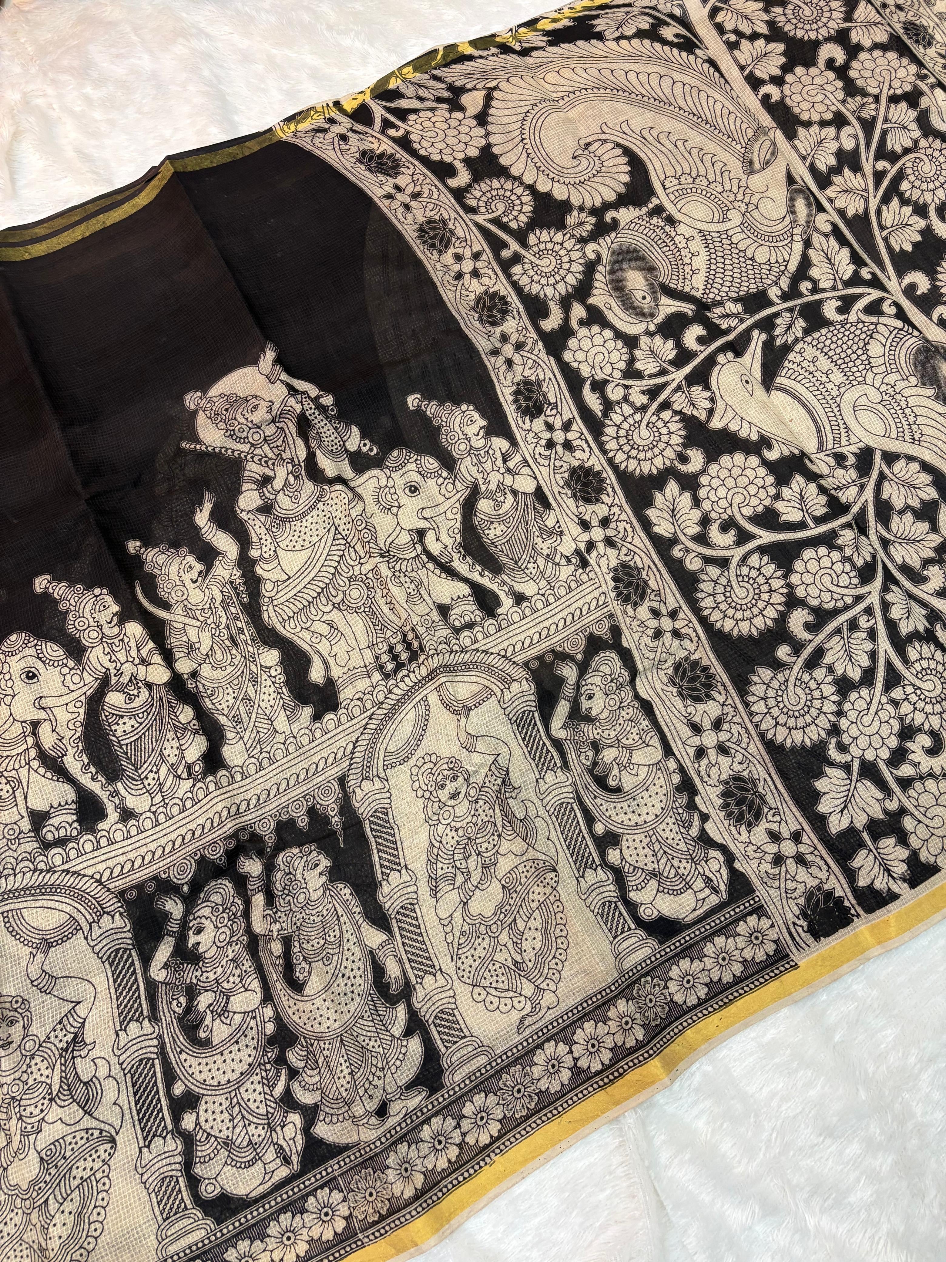 Ramayana Theme Kota Kalamkari