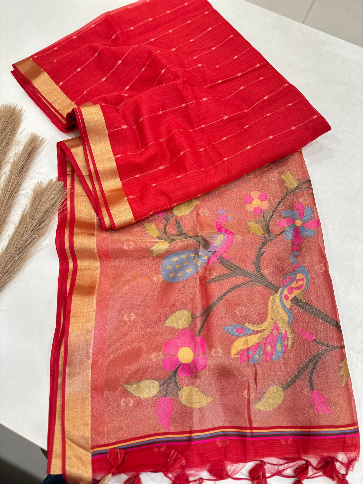 Fancy Chanderi Jamdani