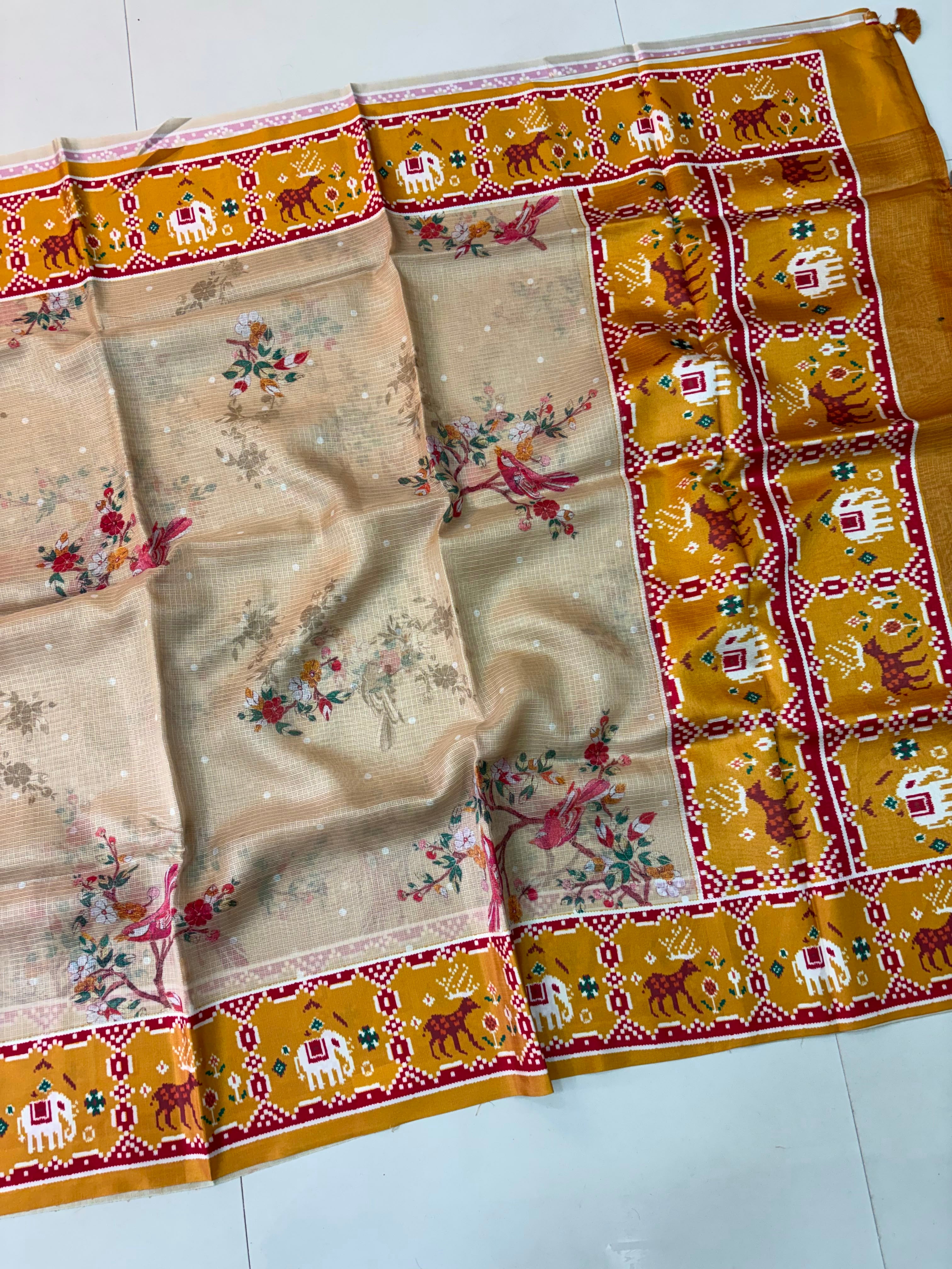 Fancy Kota Silk Patola sarees