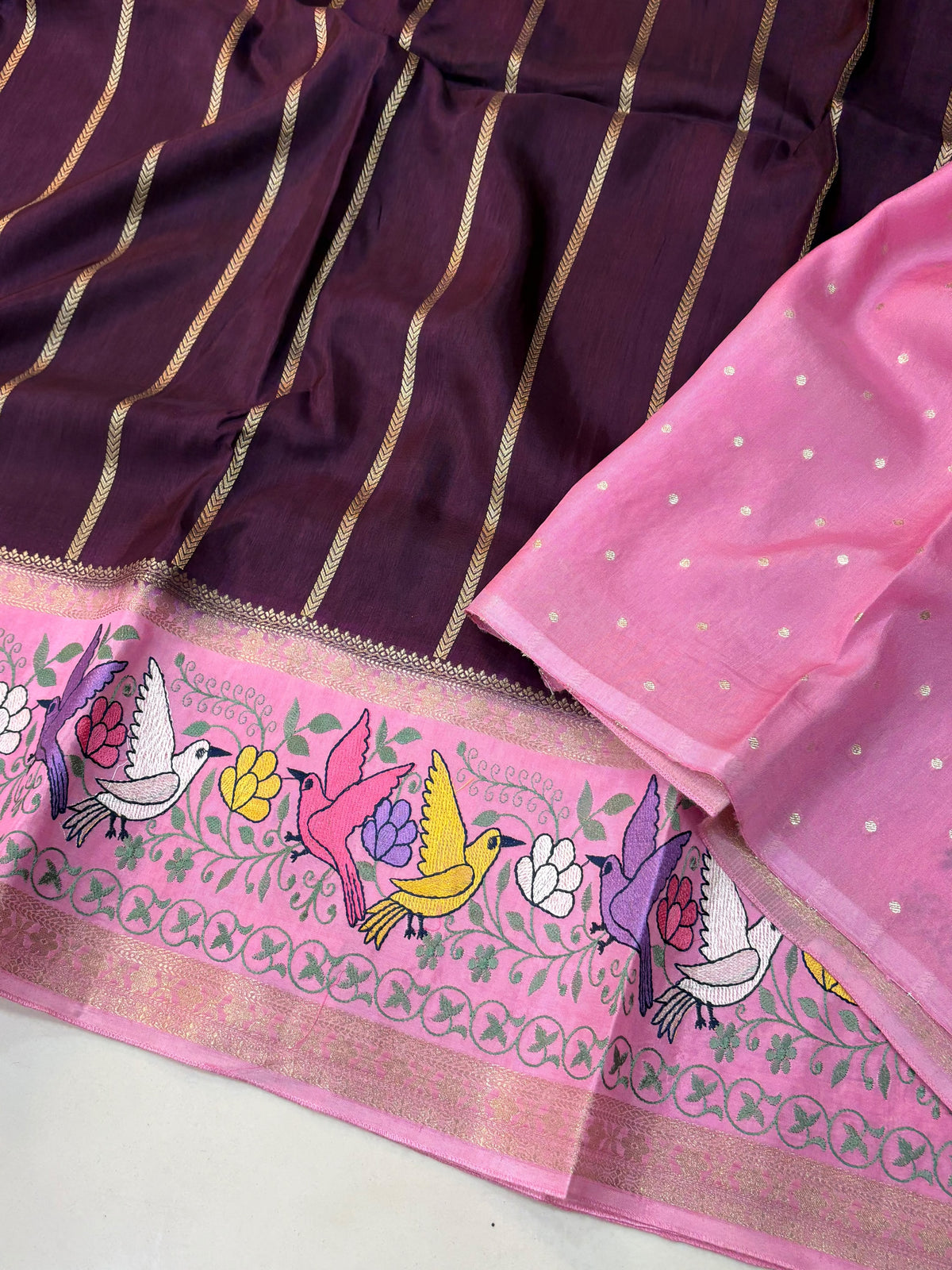 Designer Green Mango Embroidery