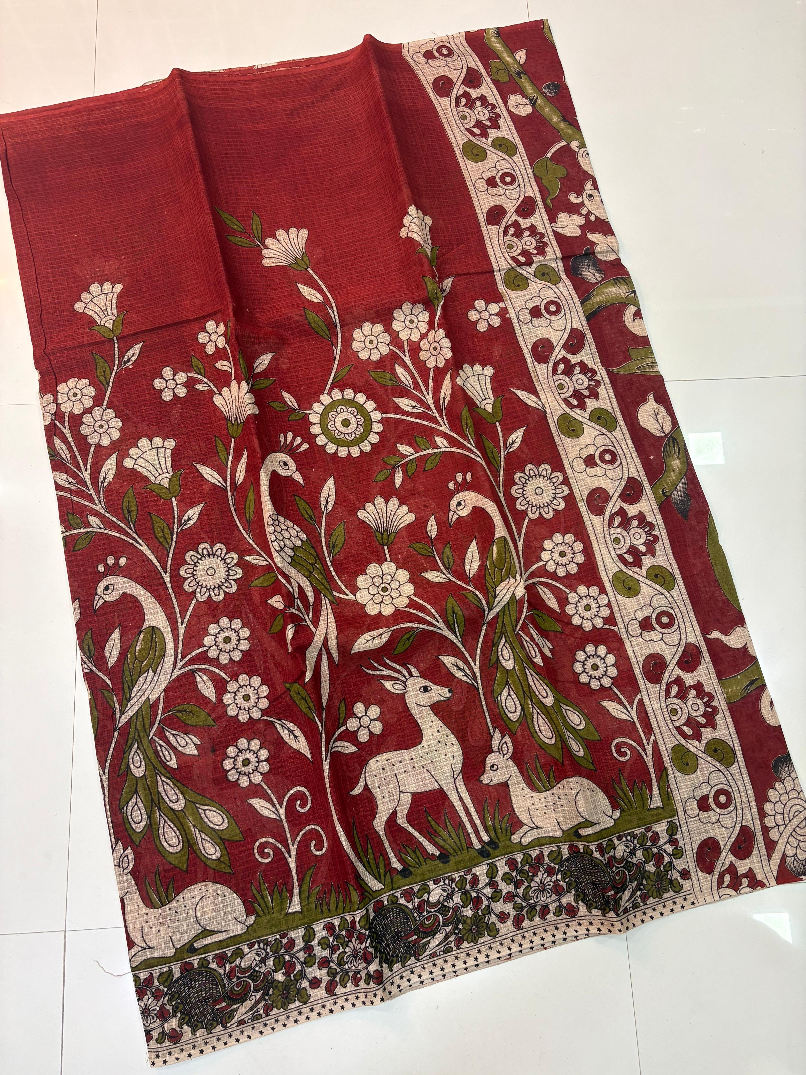 Kalamkari Kota Sarees