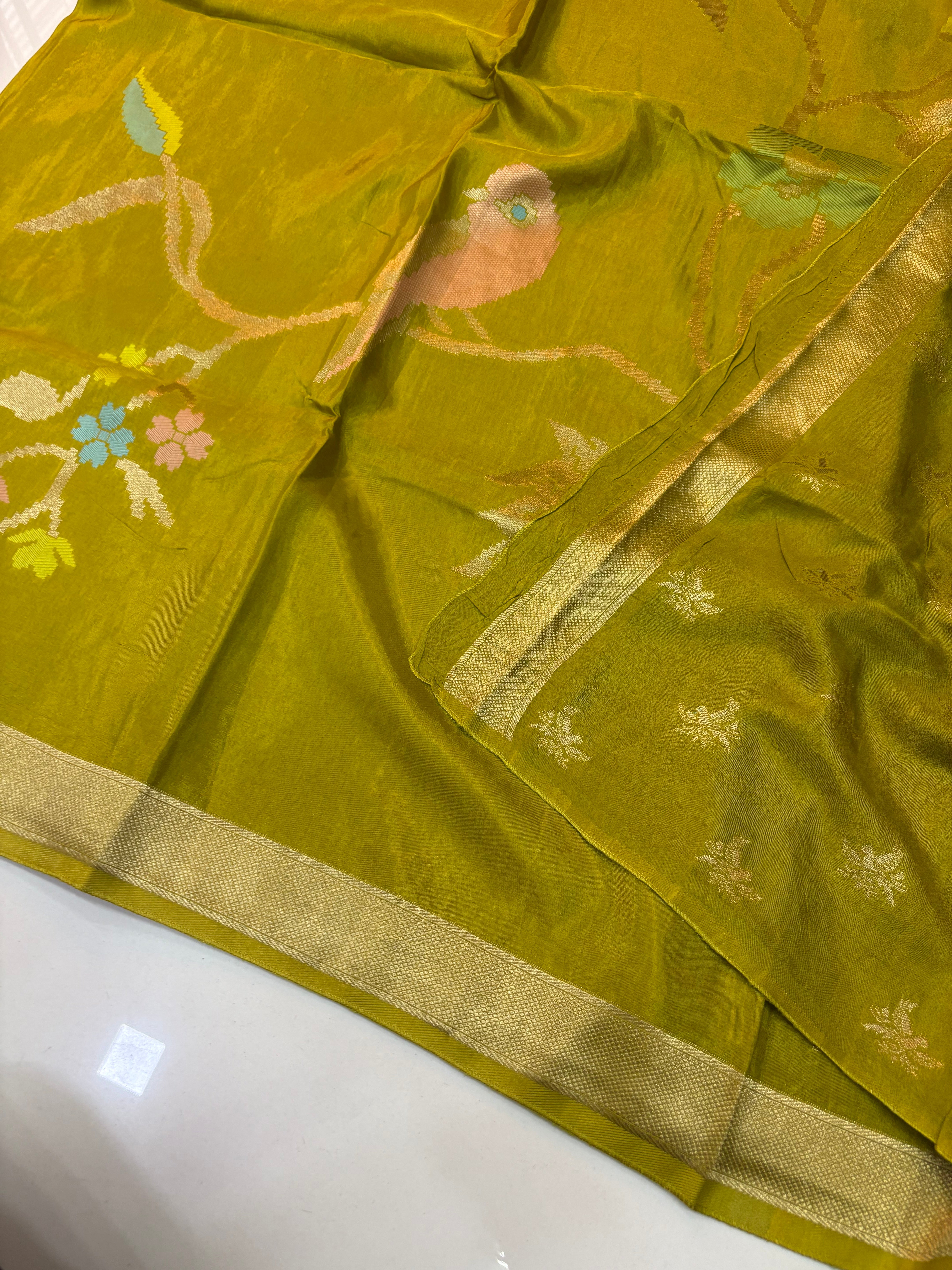 Russian Silk Jamdani Sarees