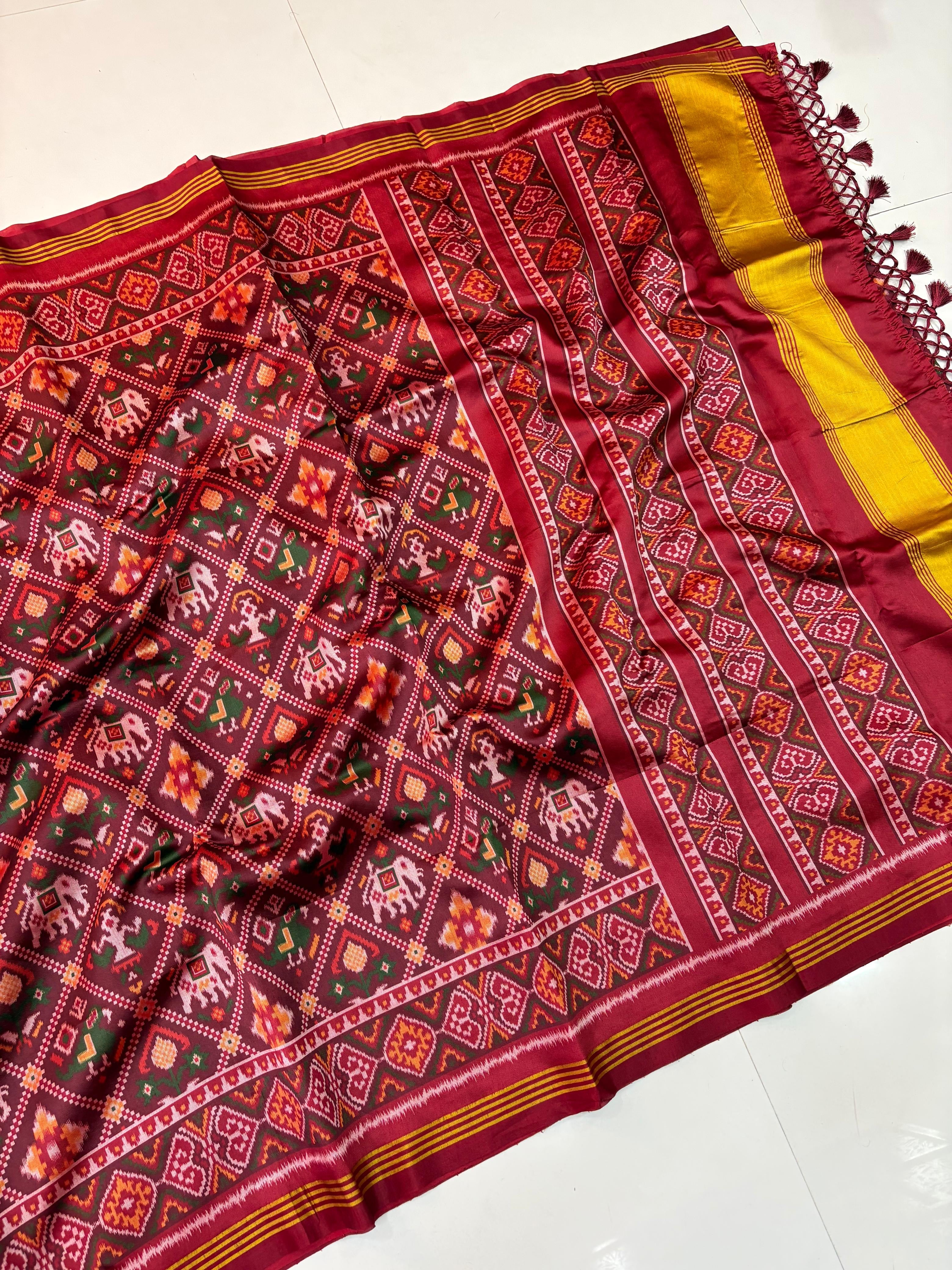 Fancy Patola Printed Sarees