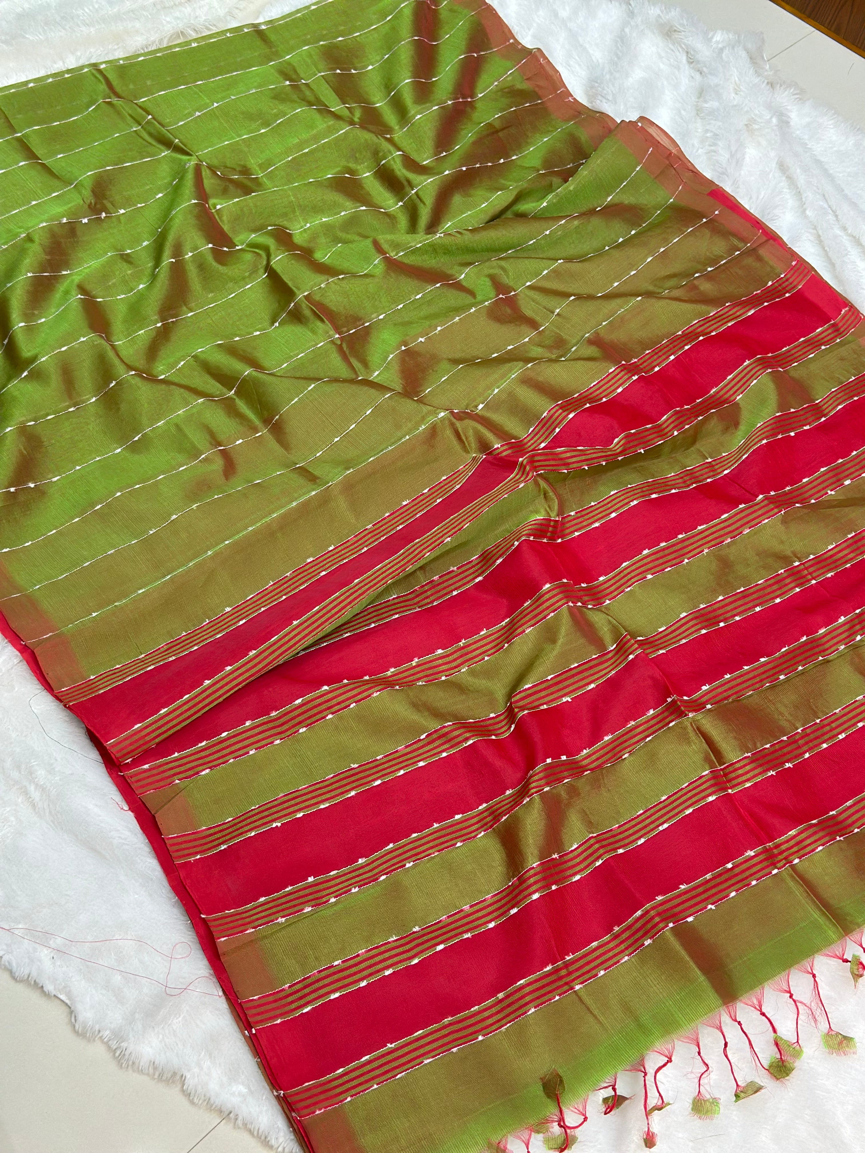 Pure Handloom Mangalagiri Pattu