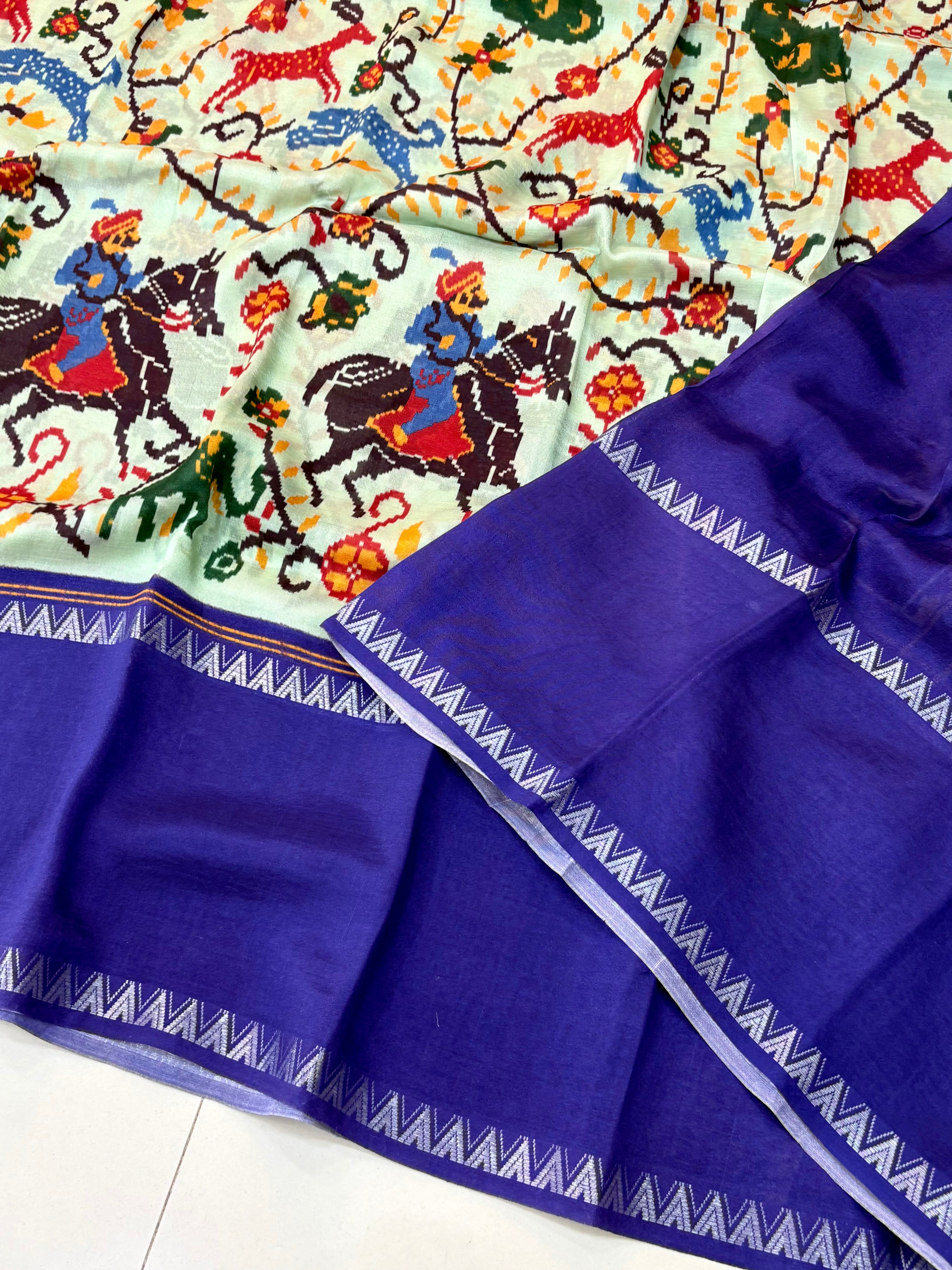 Mangalagiri Pattu Patola Print