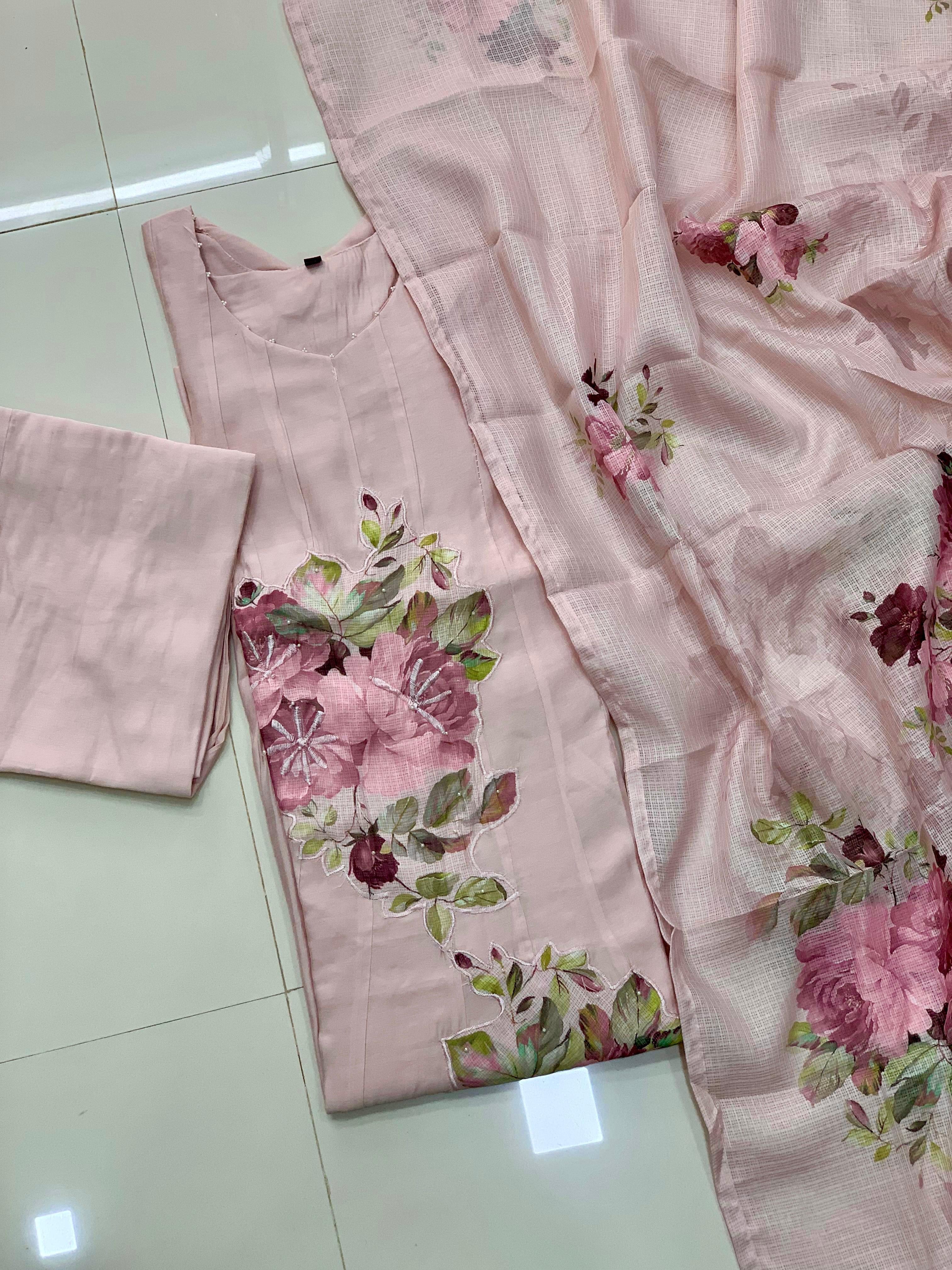 Appliqué Designer Anarkali Suit